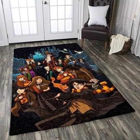 Harry Potter Cartoon Area Rug Chrismas Gift - Indoor Outdoor Rugs