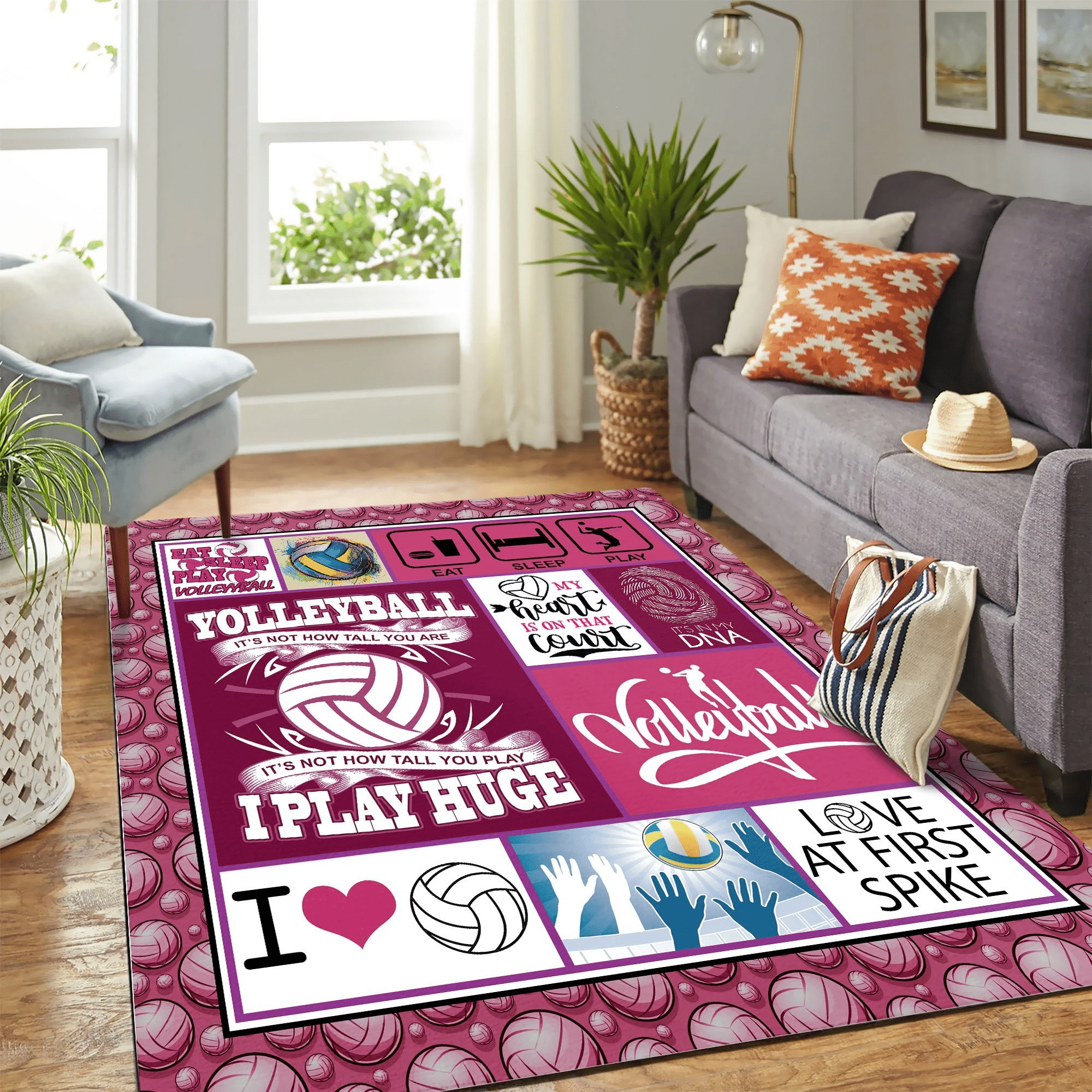 Volleyball Mk Carpet Area Rug Chrismas Gift - Indoor Outdoor Rugs