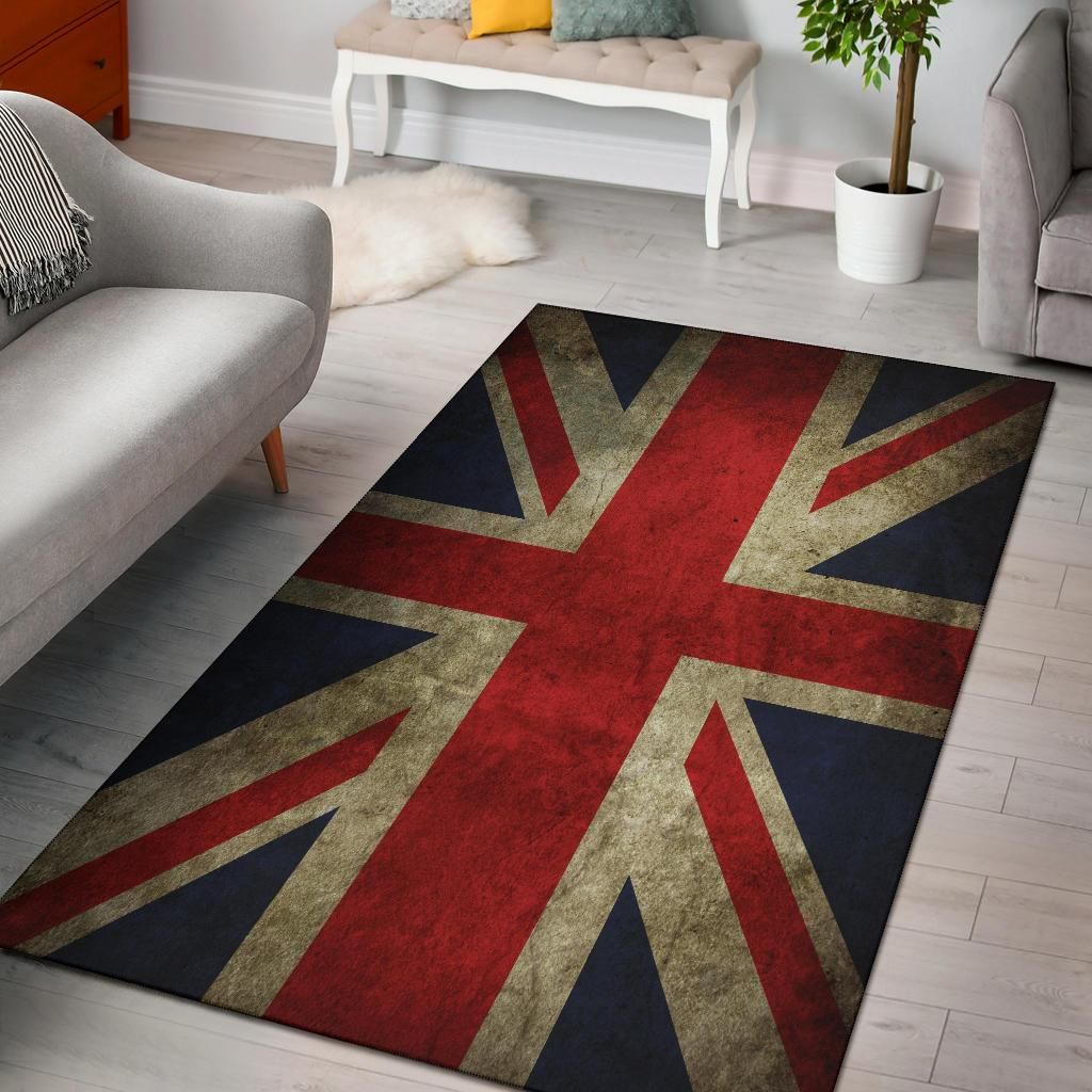 United Kingdom Flag Area Rug Chrismas Gift - Indoor Outdoor Rugs