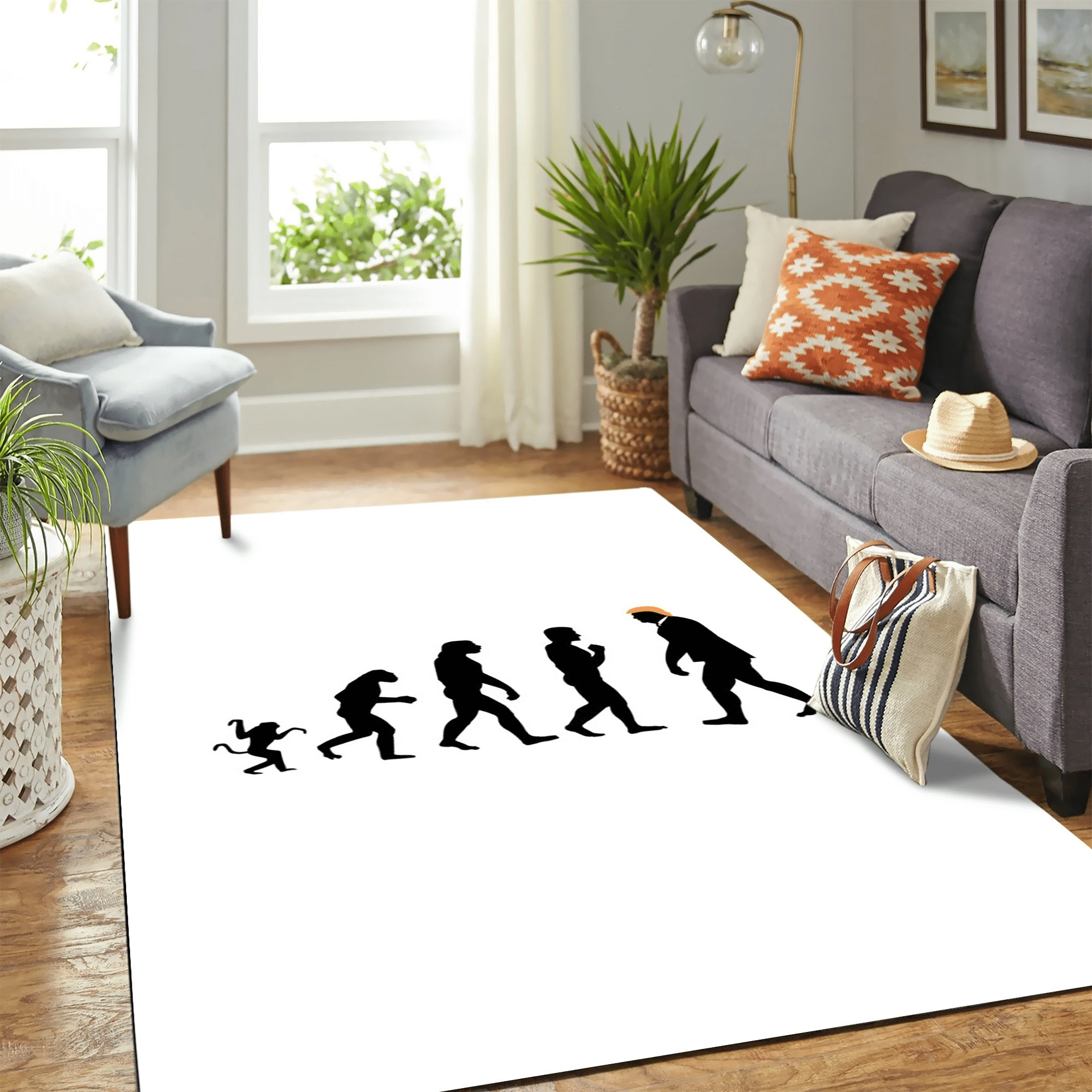 Trump Human Carpet Floor Area Rug Chrismas Gift - Indoor Outdoor Rugs