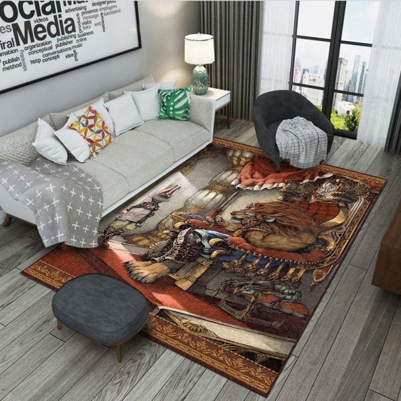 Lion King Rug Chrismas Gift - Indoor Outdoor Rugs