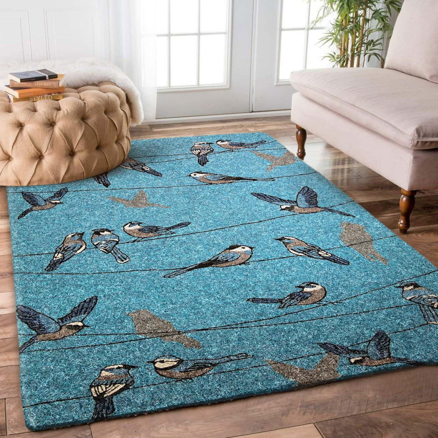 Bird Rug Chrismas Gift - Indoor Outdoor Rugs