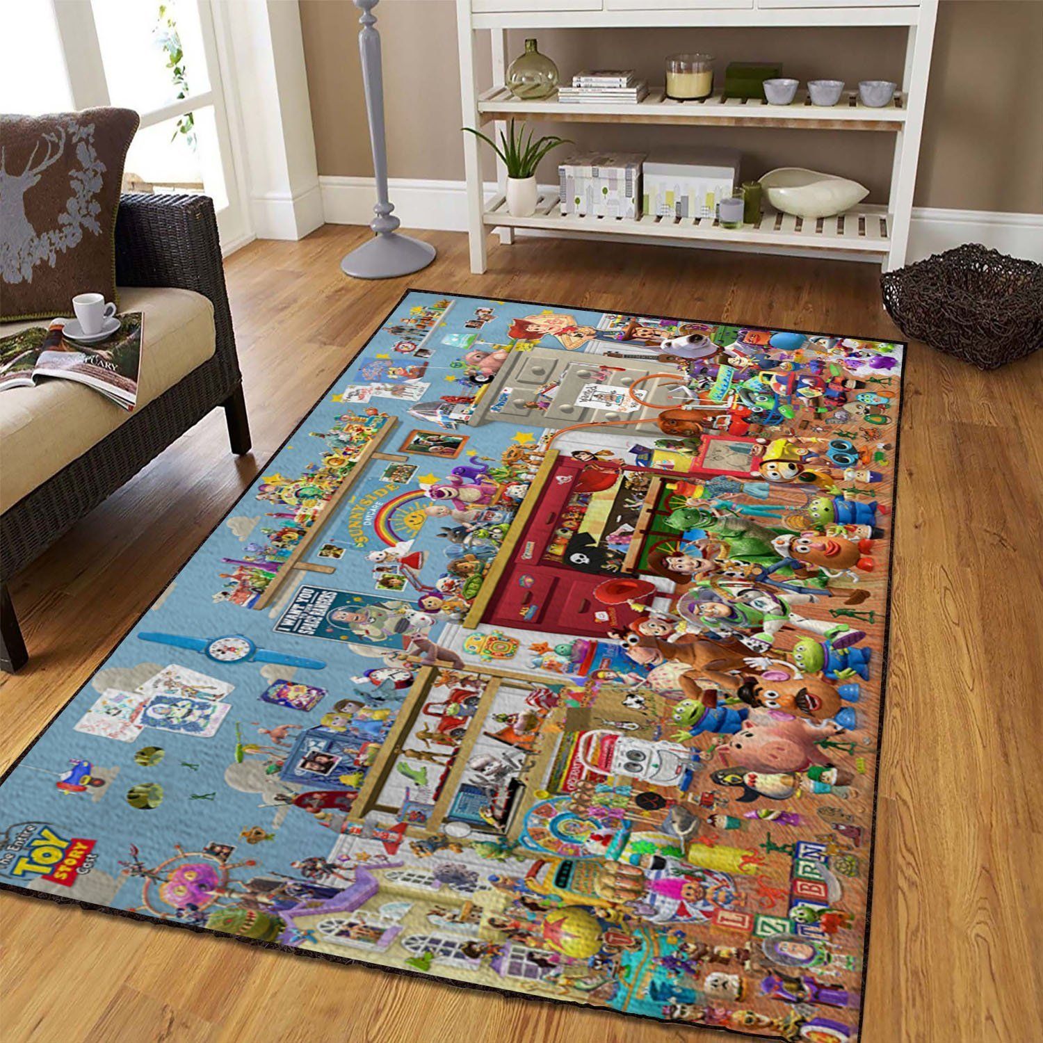 Toy Story Characters Area Rug Chrismas Gift - Indoor Outdoor Rugs