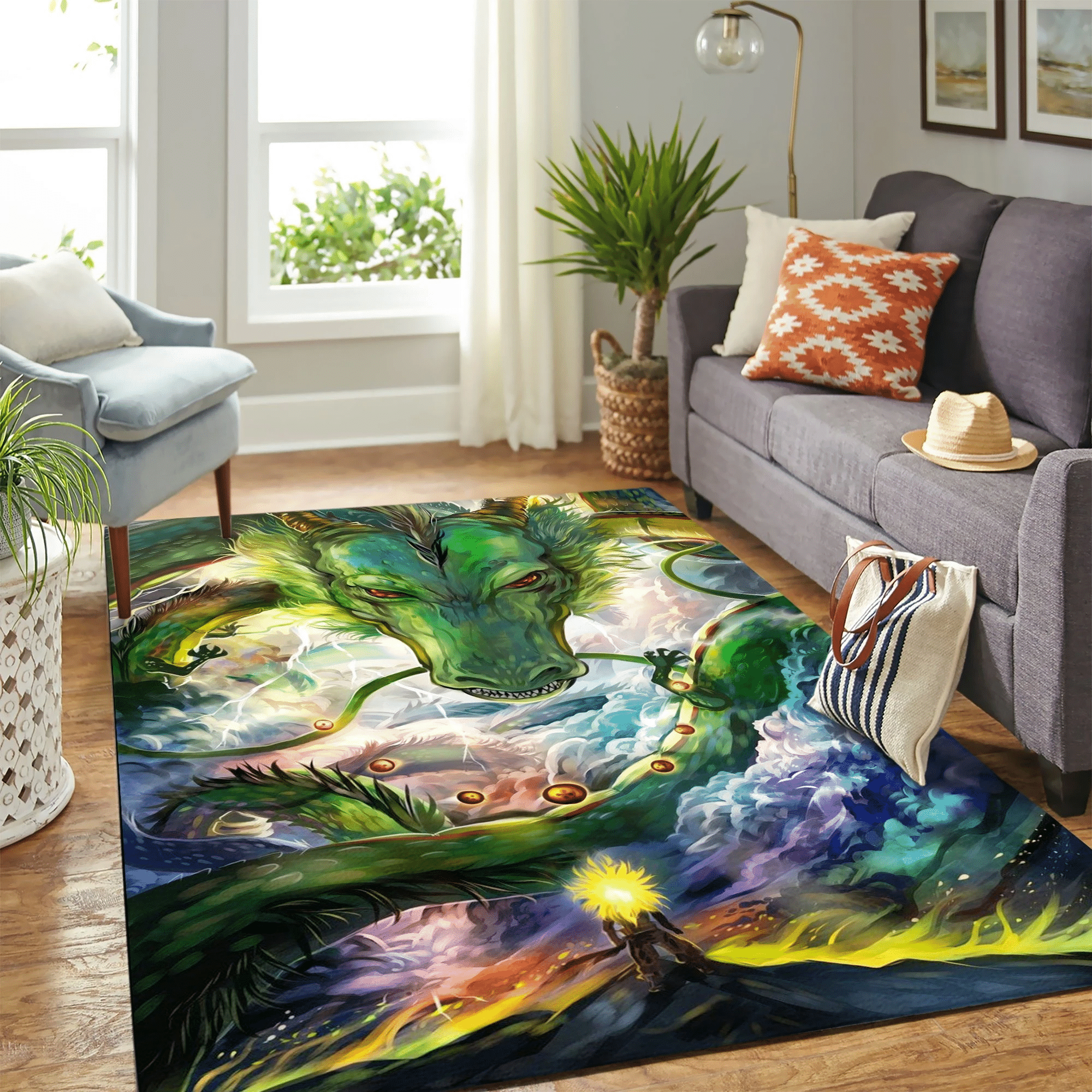 Dragon Ball Carpet Floor Area Rug Chrismas Gift - Indoor Outdoor Rugs