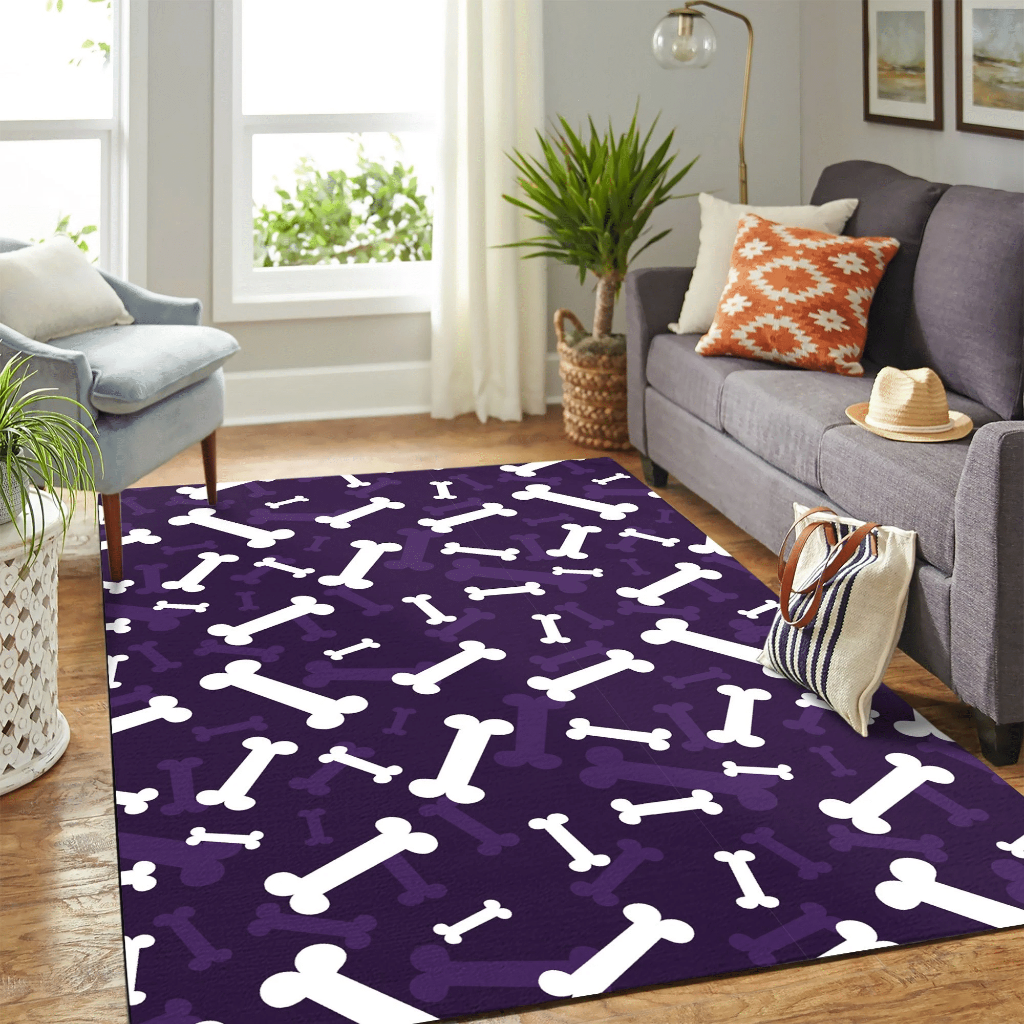 Bone Carpet Rug Chrismas Gift - Indoor Outdoor Rugs