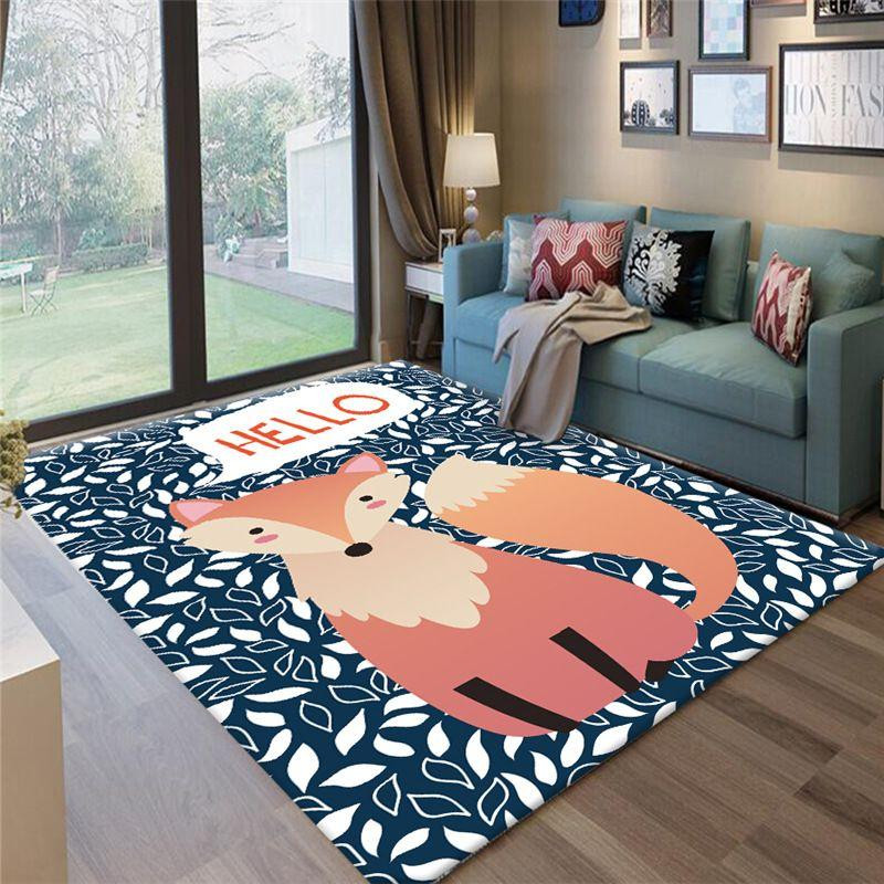 Fox Rug Chrismas Gift - Indoor Outdoor Rugs