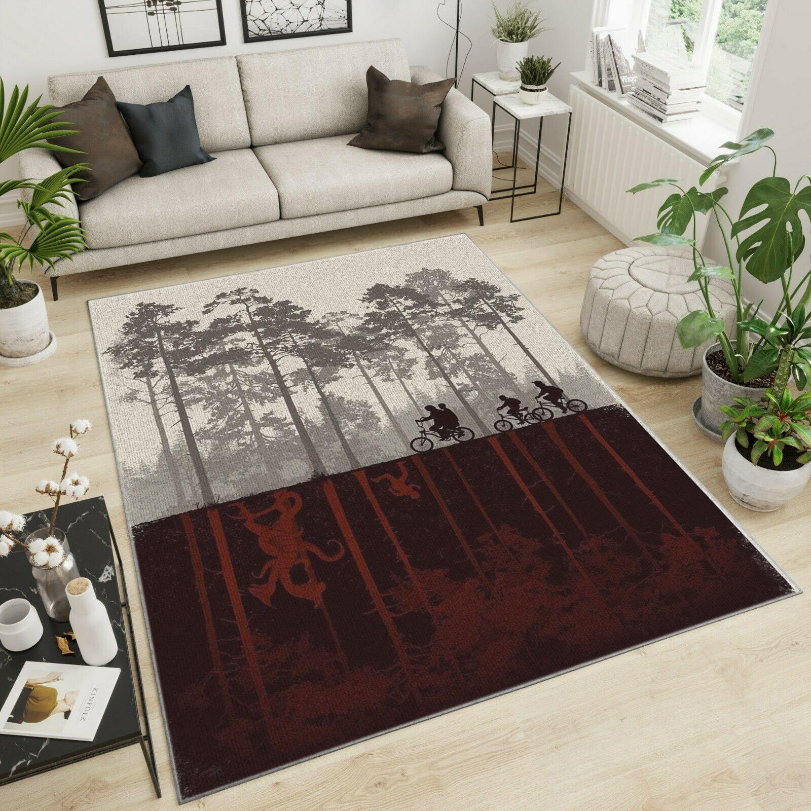 Stranger Things Area Rug Chrismas Gift - Indoor Outdoor Rugs