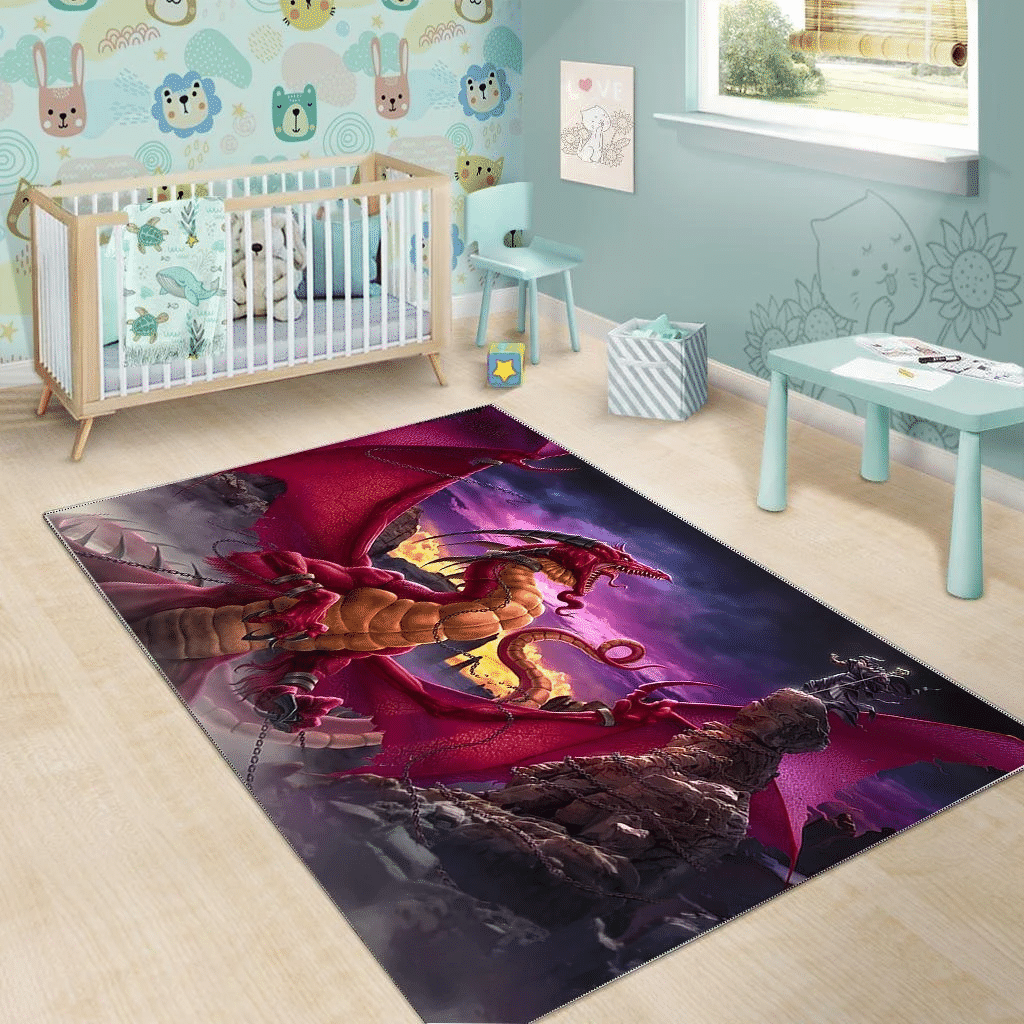 Dragon Area Rug Chrismas Gift - Indoor Outdoor Rugs