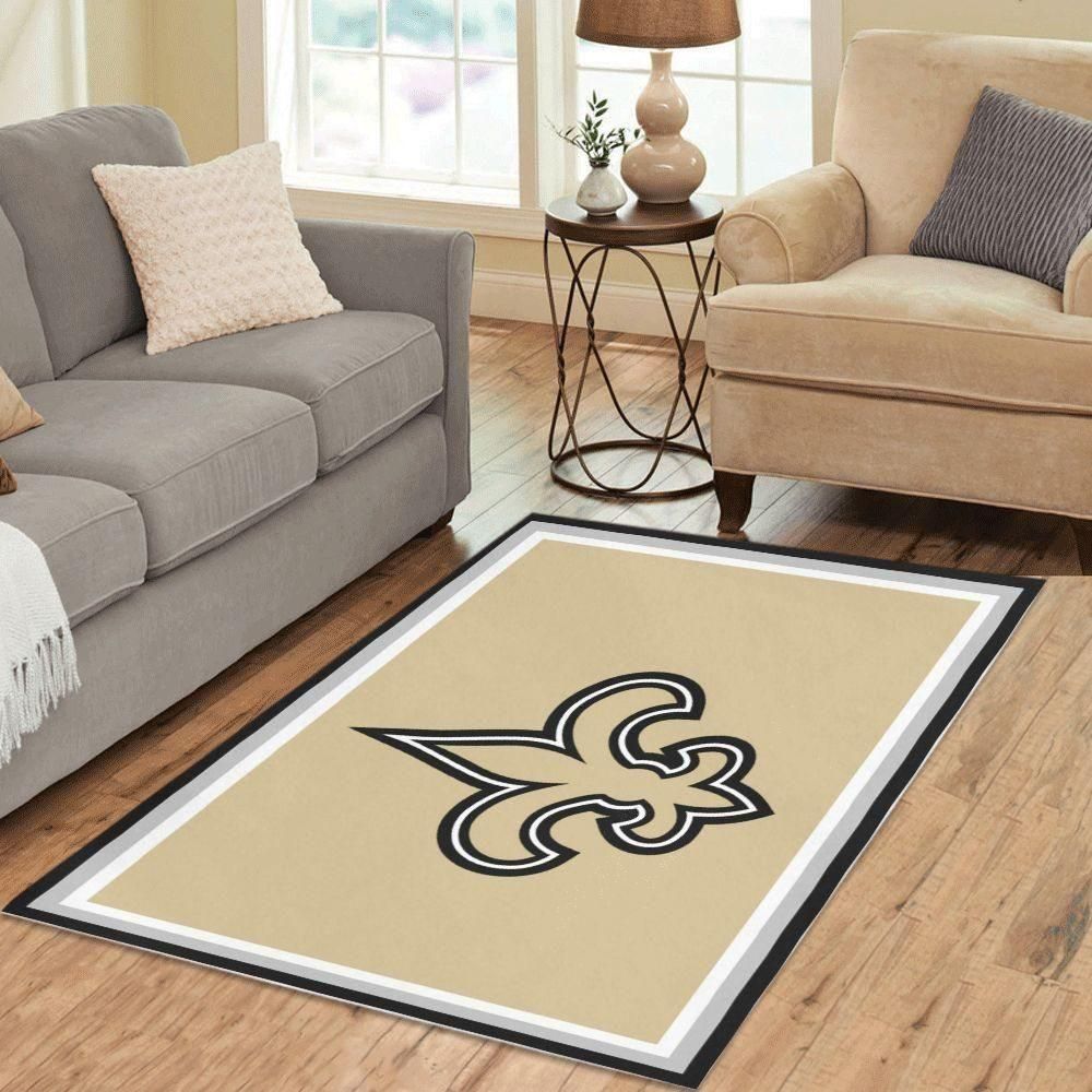 New Orleans Saints Area Rug Chrismas Gift - Indoor Outdoor Rugs