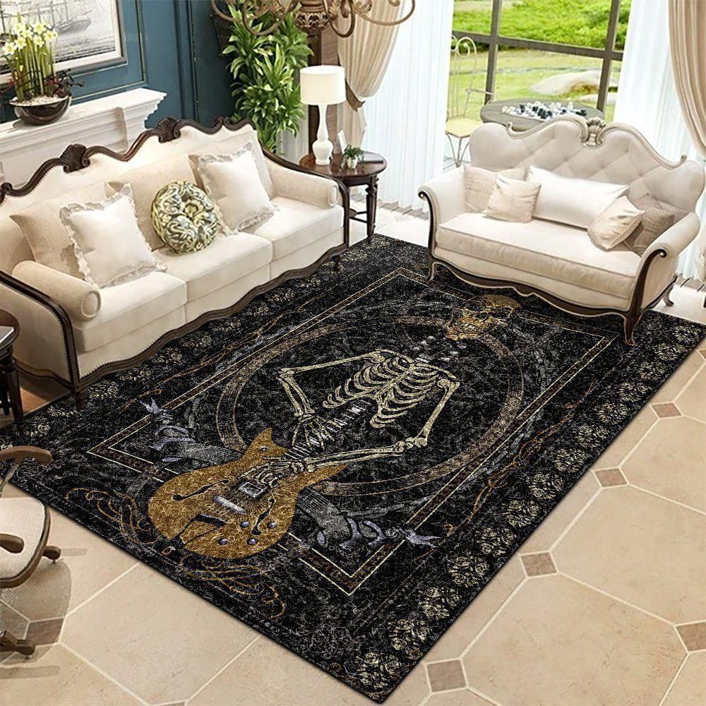 Guitar Rug Chrismas Gift - Indoor Outdoor Rugs