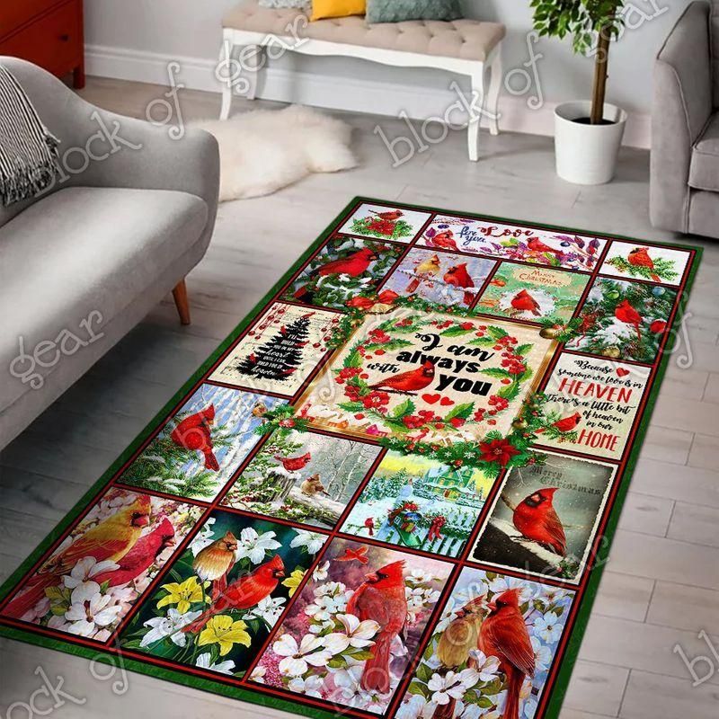 Cardinals Living Room Rug Chrismas Gift - Indoor Outdoor Rugs