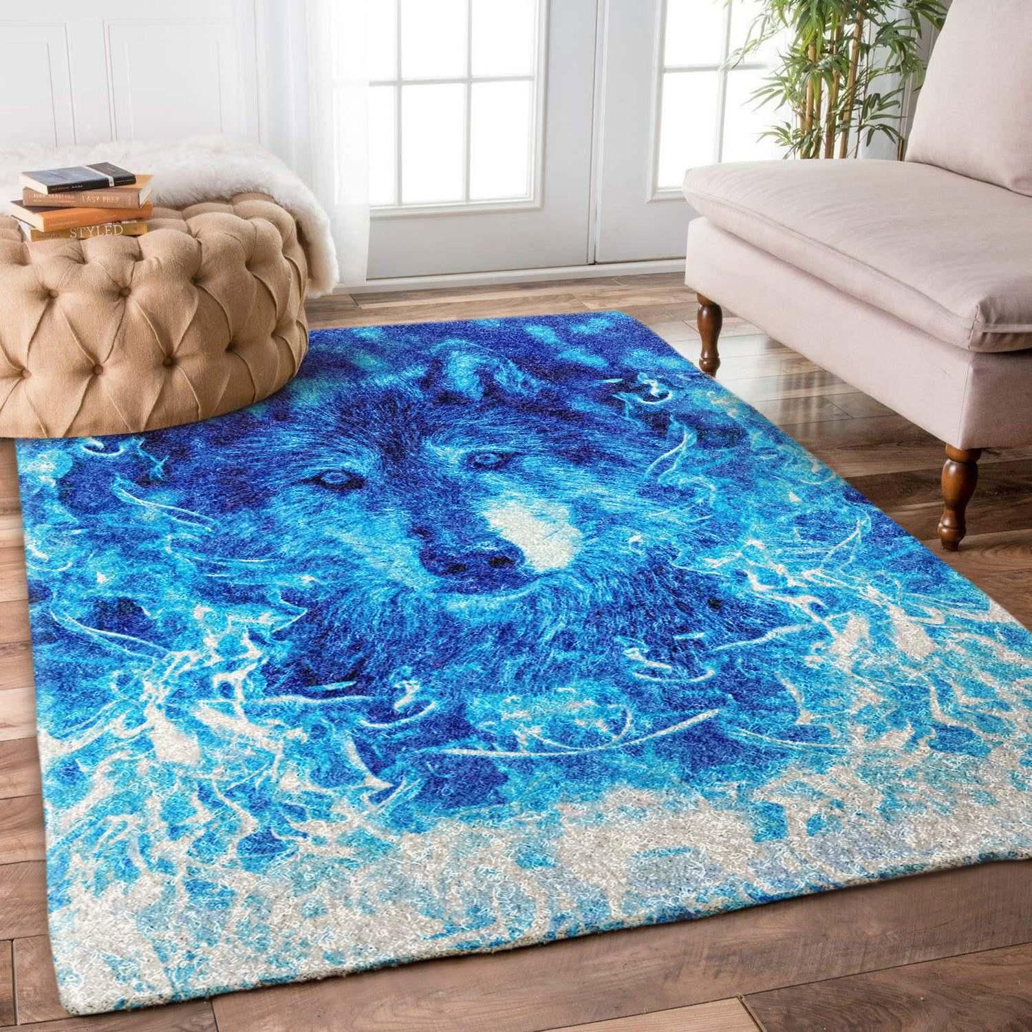 Wolf Rug Chrismas Gift - Indoor Outdoor Rugs