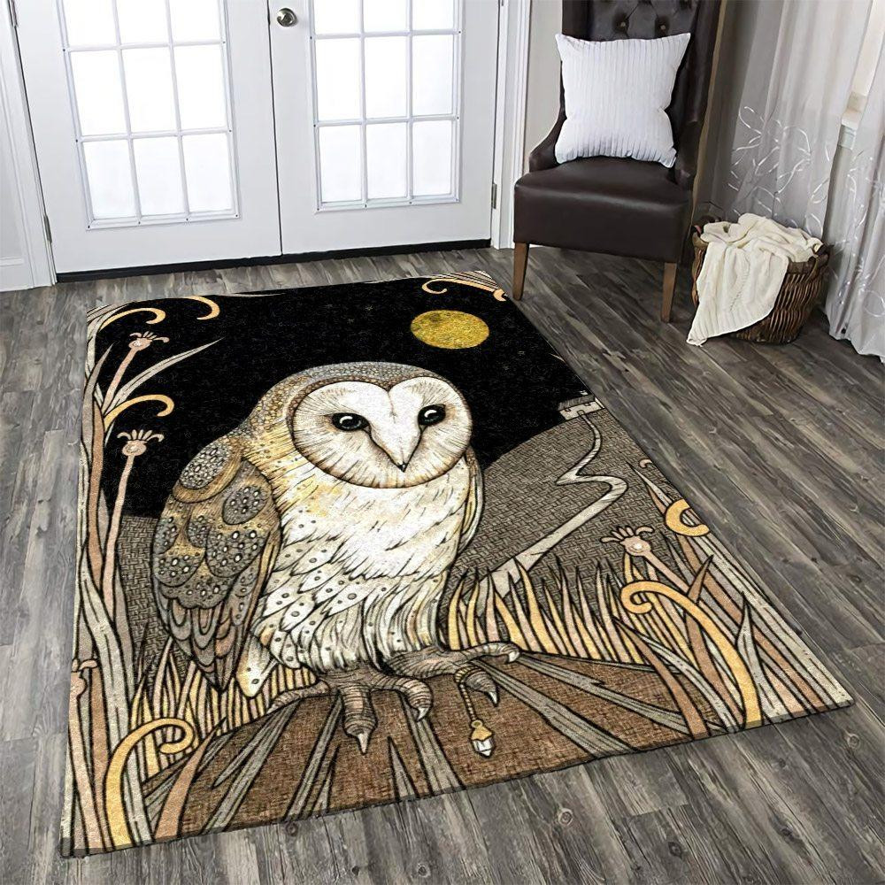 Owl Rug Chrismas Gift - Indoor Outdoor Rugs