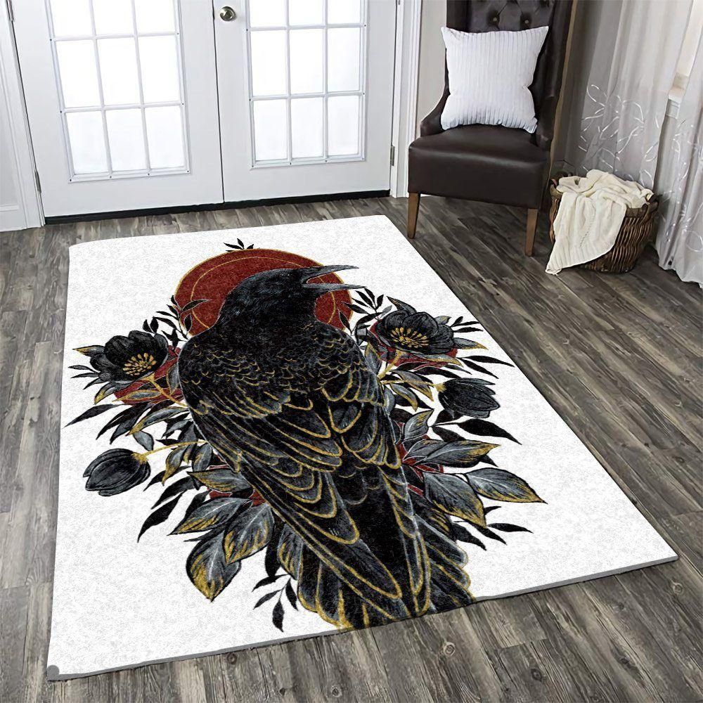 Crow Rug Chrismas Gift - Indoor Outdoor Rugs