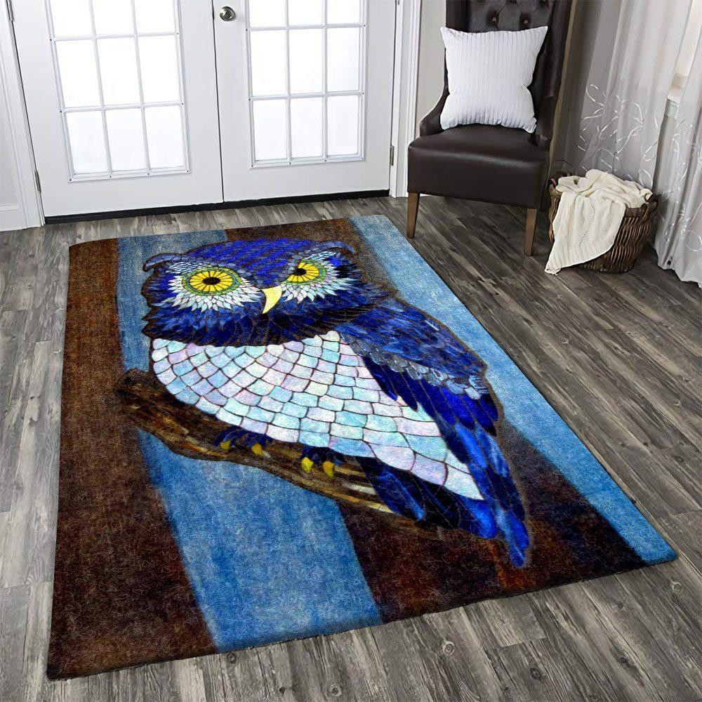 Owl Rug Chrismas Gift - Indoor Outdoor Rugs