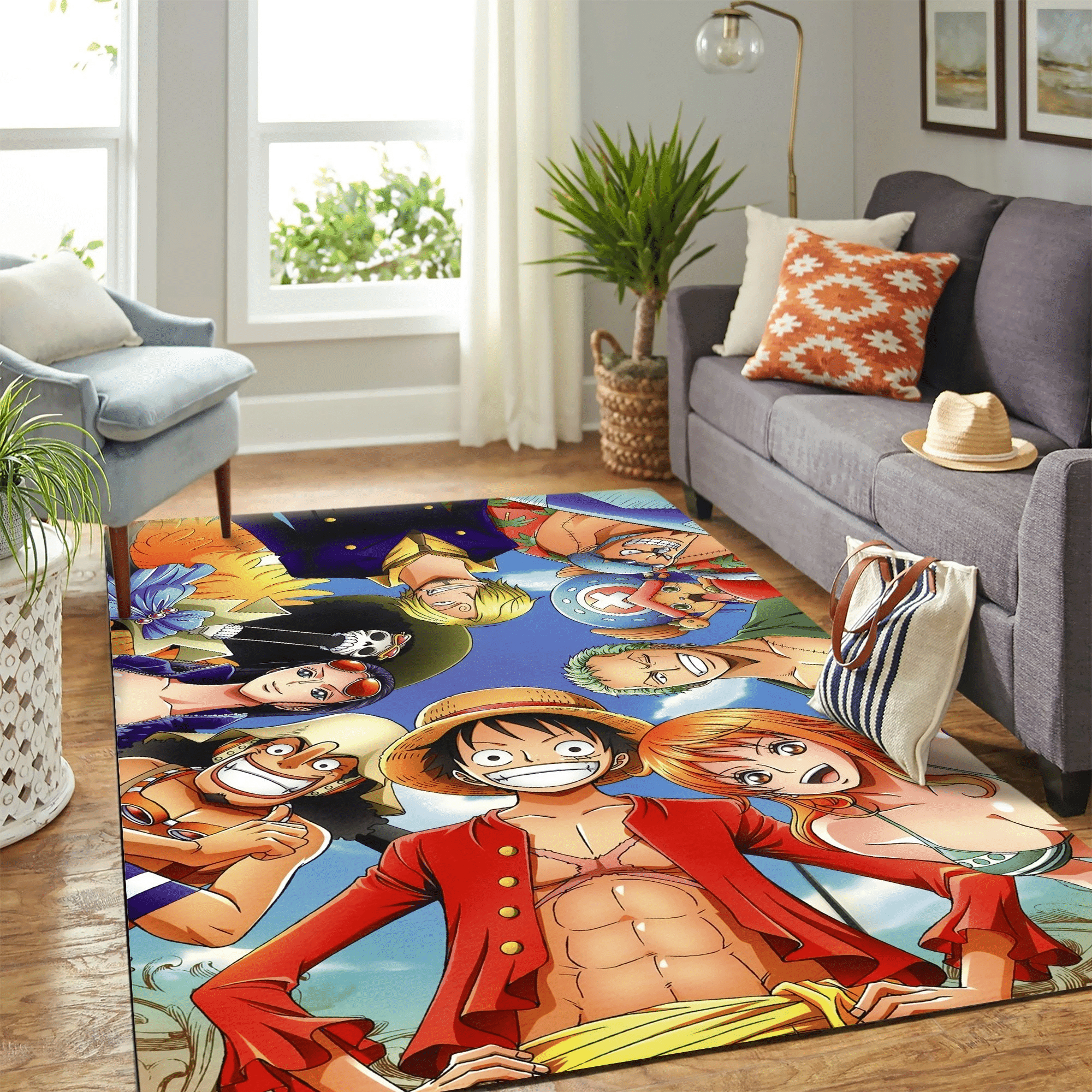 Personajes De Once Piece Carpet Floor Area Rug Chrismas Gift - Indoor Outdoor Rugs