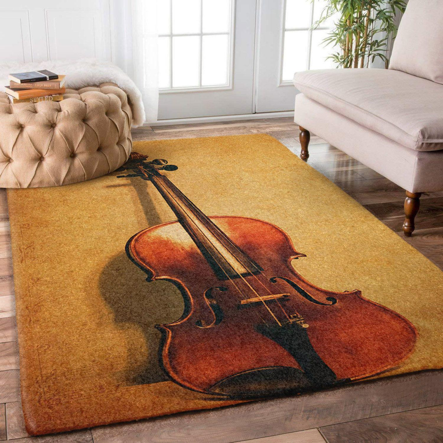 Violin Rug Chrismas Gift - Indoor Outdoor Rugs