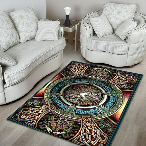 Celtic Area Rug Chrismas Gift - Indoor Outdoor Rugs