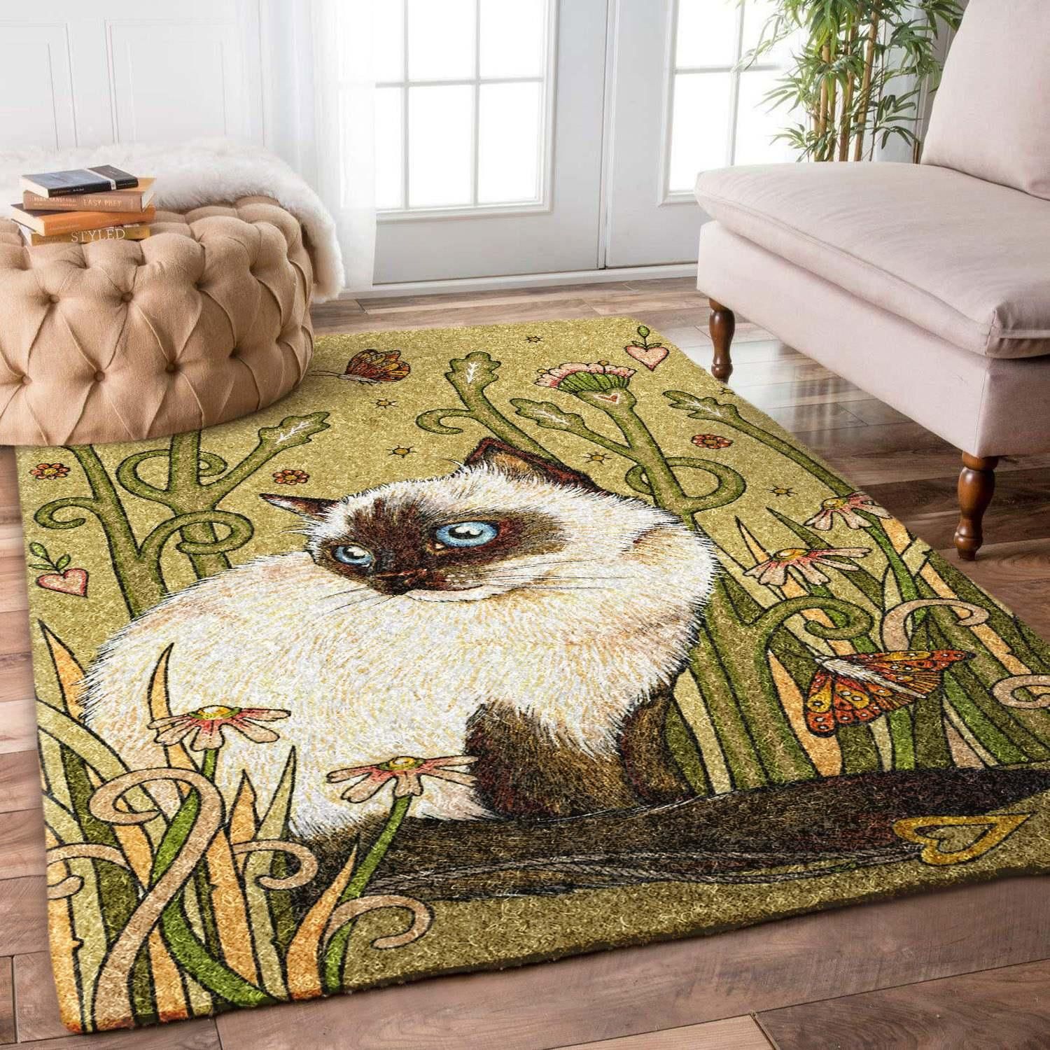 Cat Rug Chrismas Gift - Indoor Outdoor Rugs