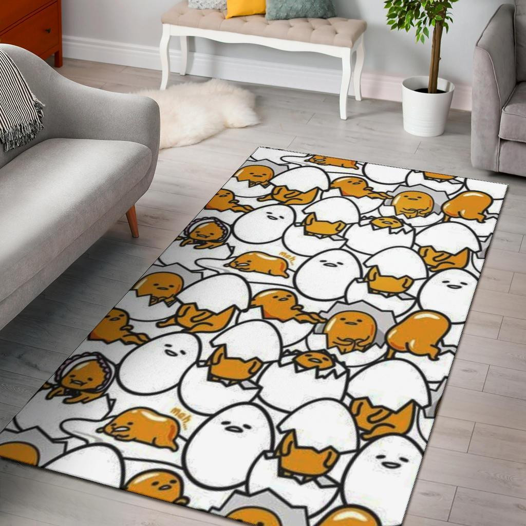 Gudetama Area Rug Chrismas Gift - Indoor Outdoor Rugs