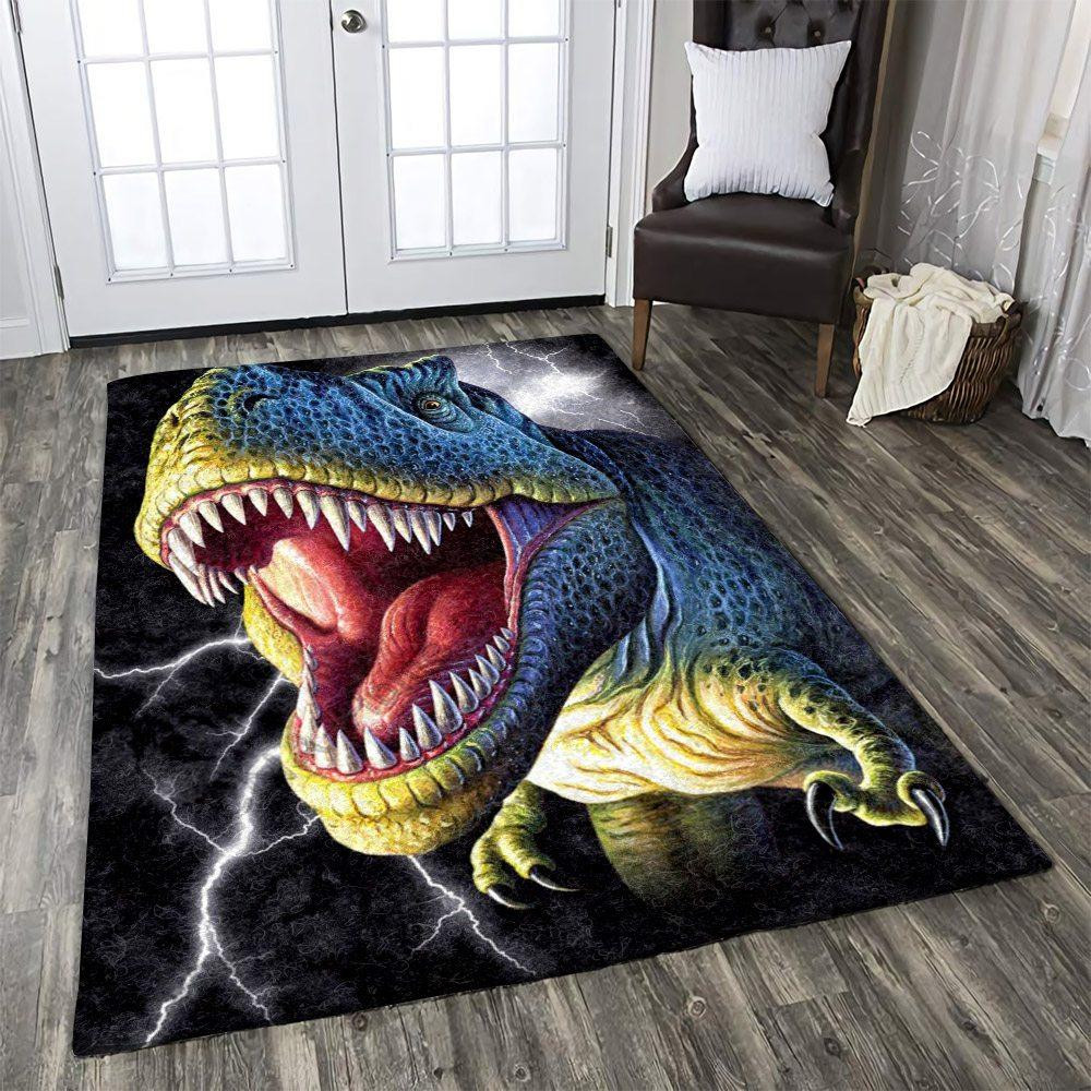 Dinosaur Rug Chrismas Gift - Indoor Outdoor Rugs