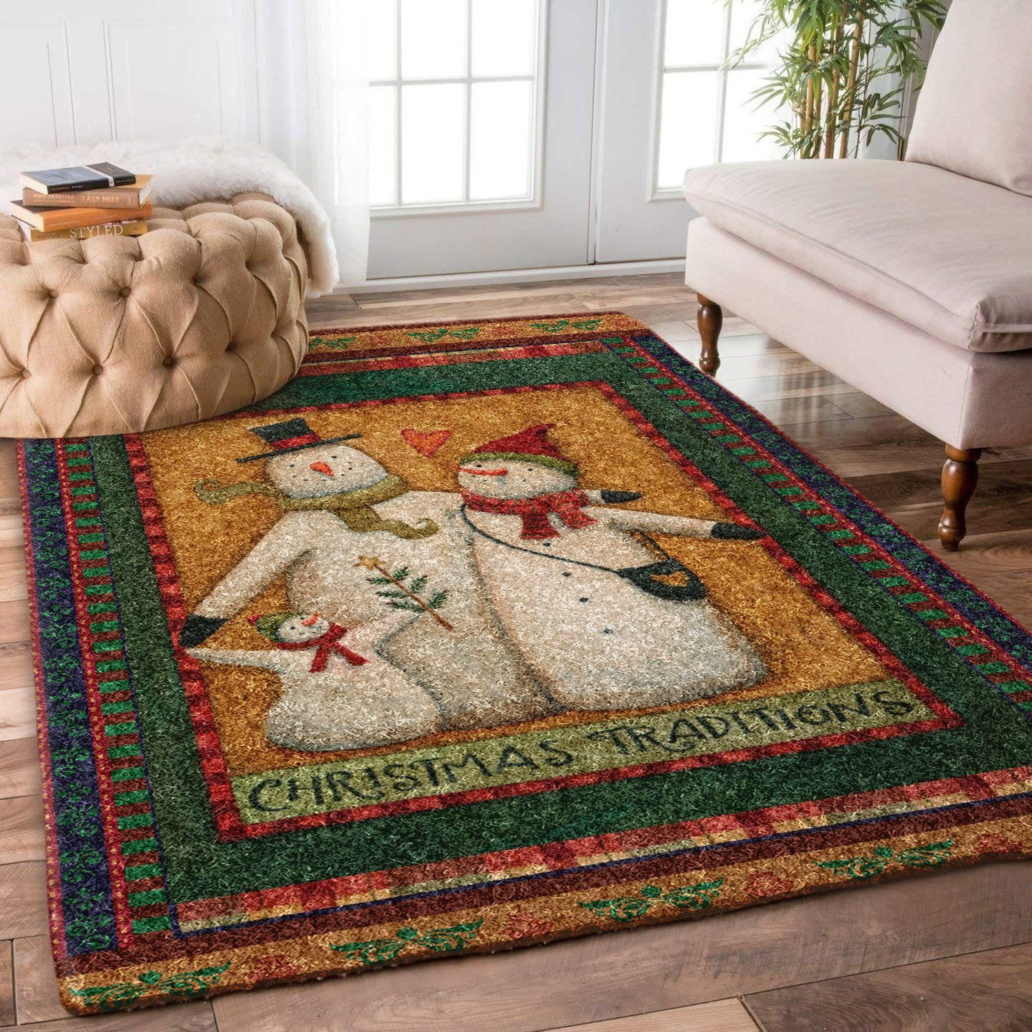 Christmas Rug Chrismas Gift - Indoor Outdoor Rugs