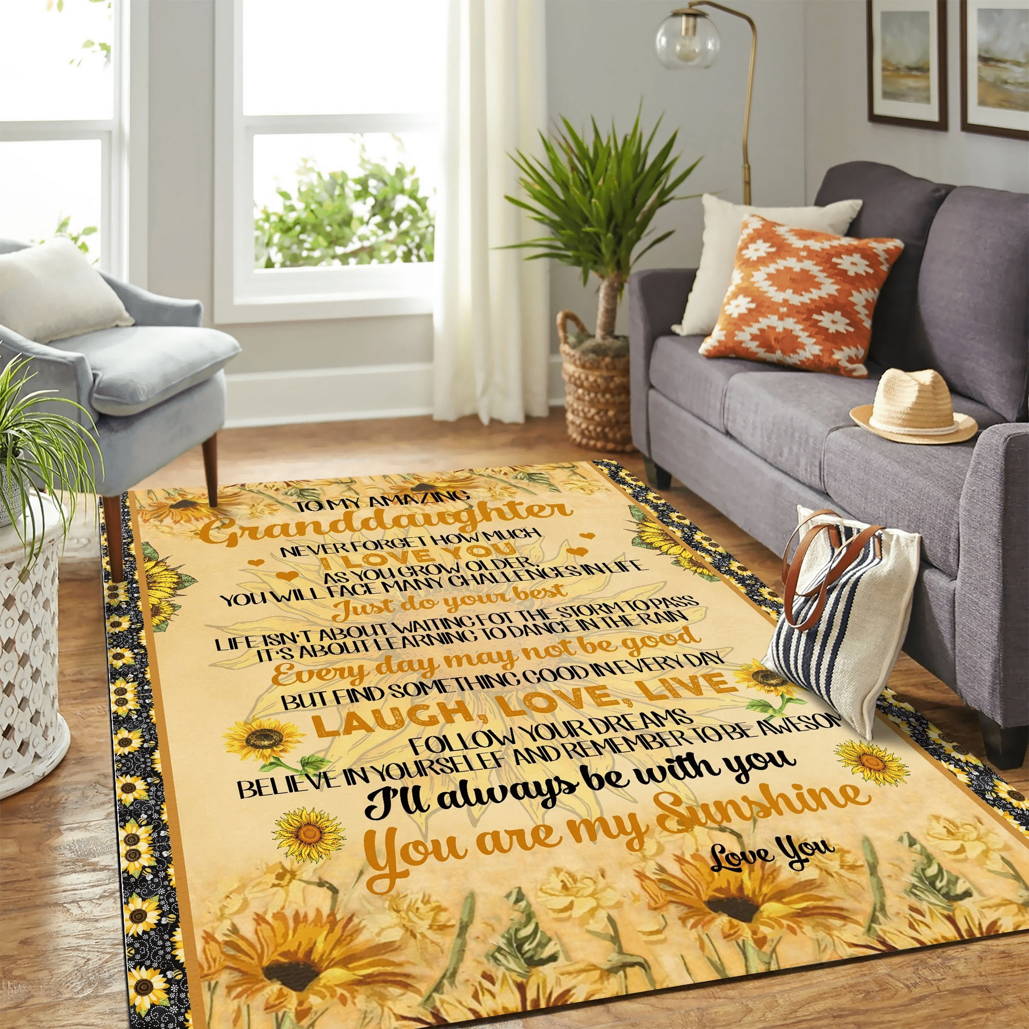 Sunflower Quilt Mk Carpet Area Rug Chrismas Gift - Indoor Outdoor Rugs