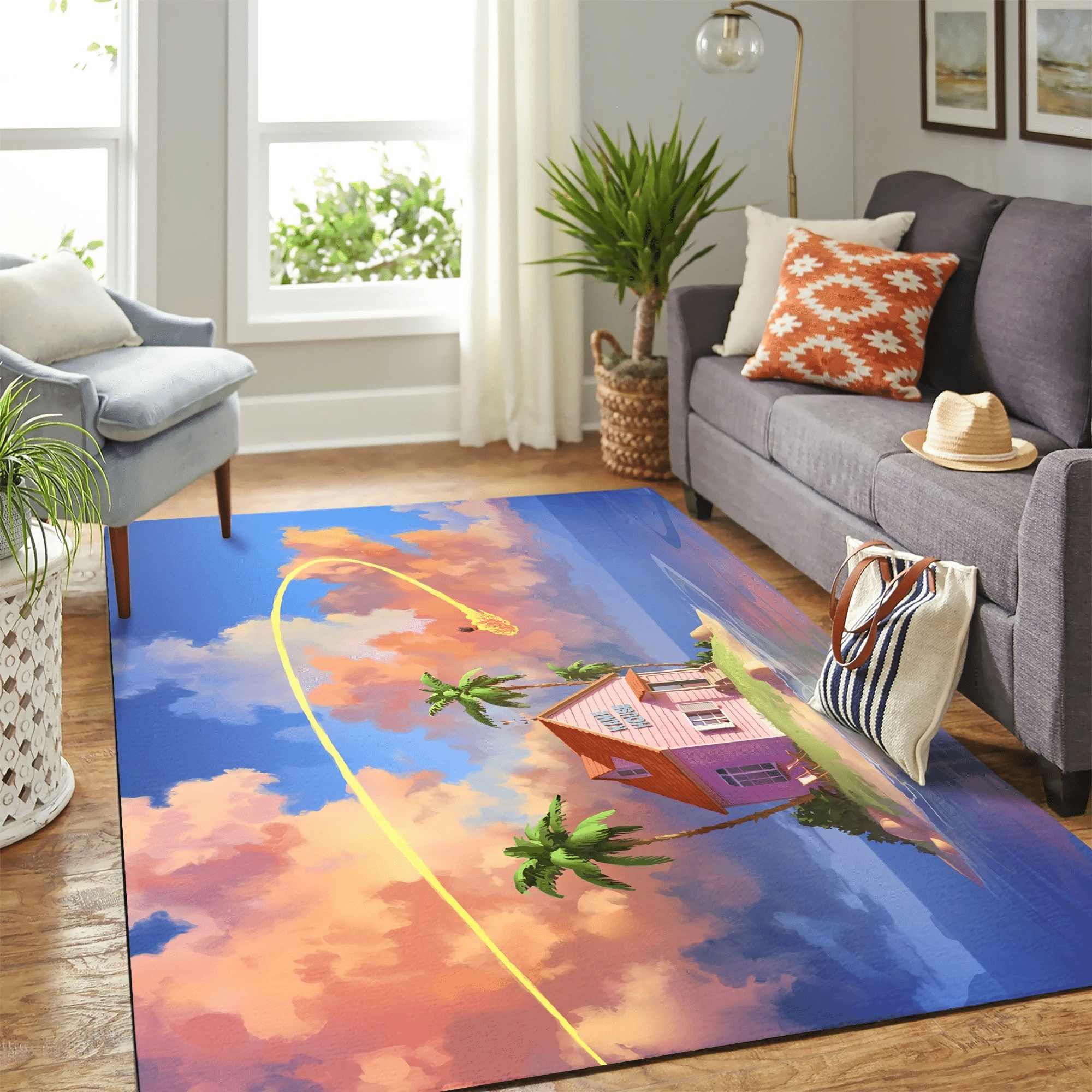 Casa Kame De Dragon Ball Carpet Floor Area Rug Chrismas Gift - Indoor Outdoor Rugs