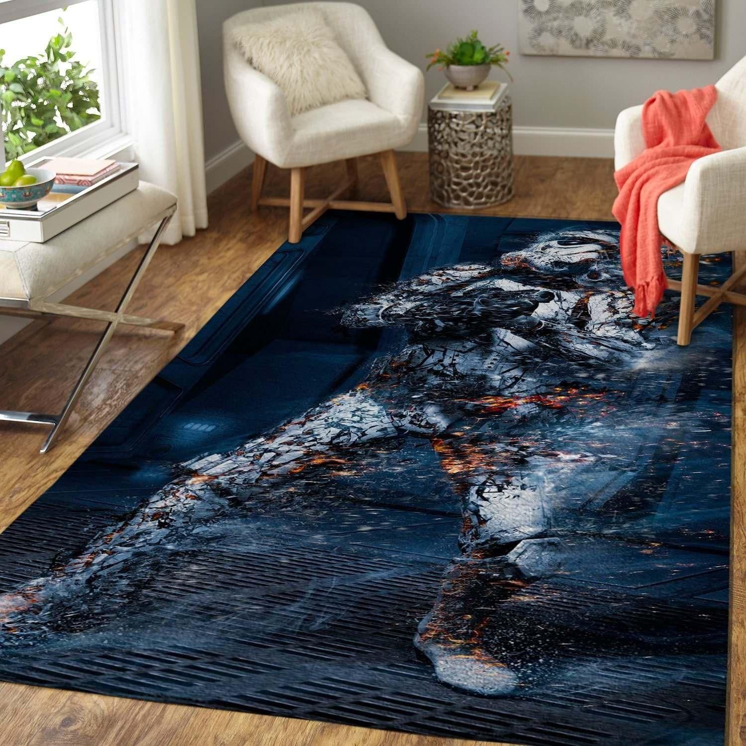 Stormtrooper Area Rug Chrismas Gift - Indoor Outdoor Rugs