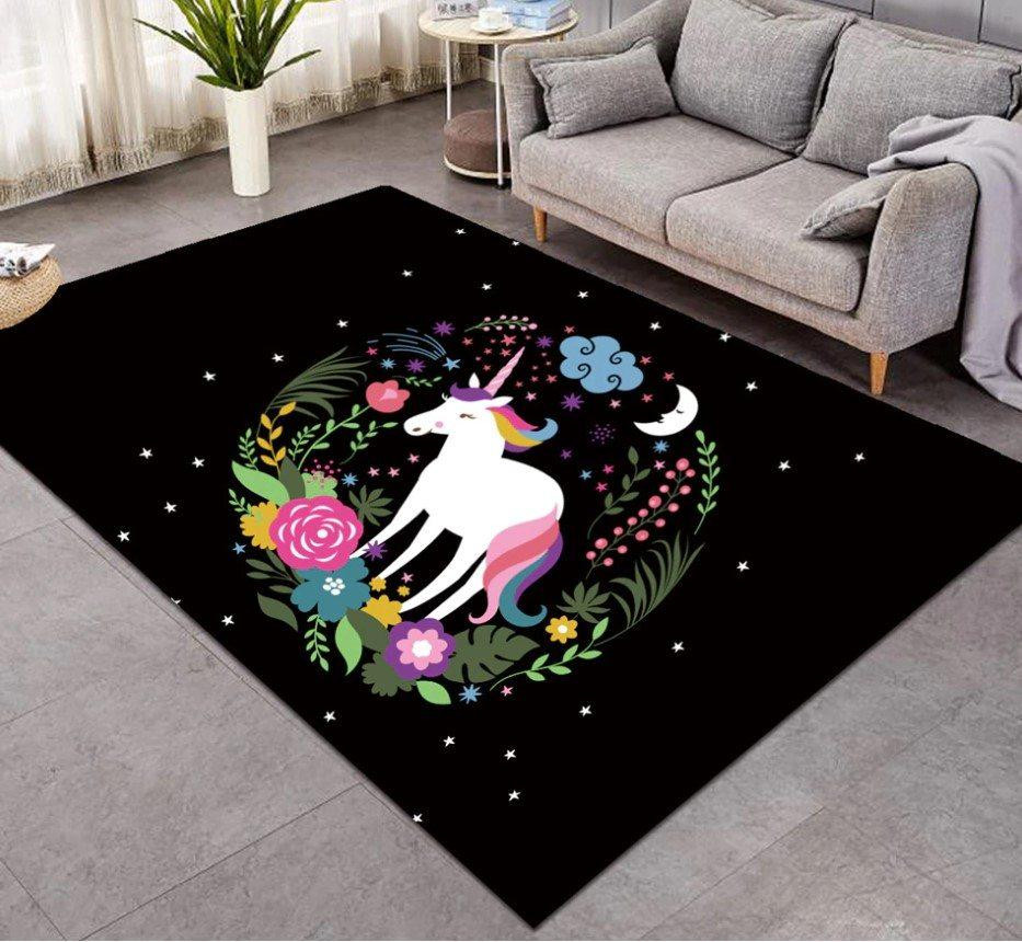 Unicorn Rug Chrismas Gift - Indoor Outdoor Rugs