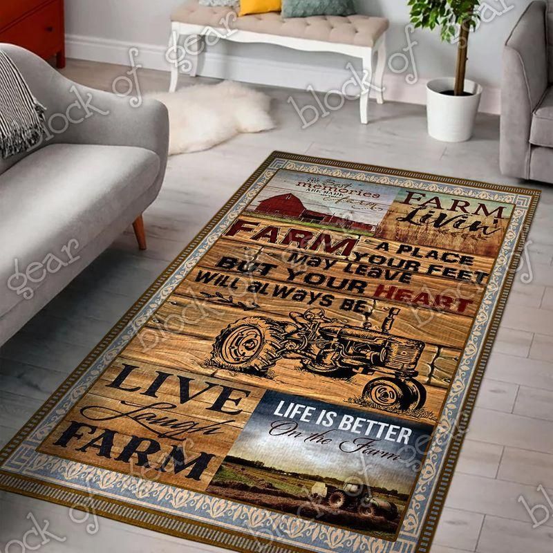 Farm Living Room Rug Chrismas Gift - Indoor Outdoor Rugs