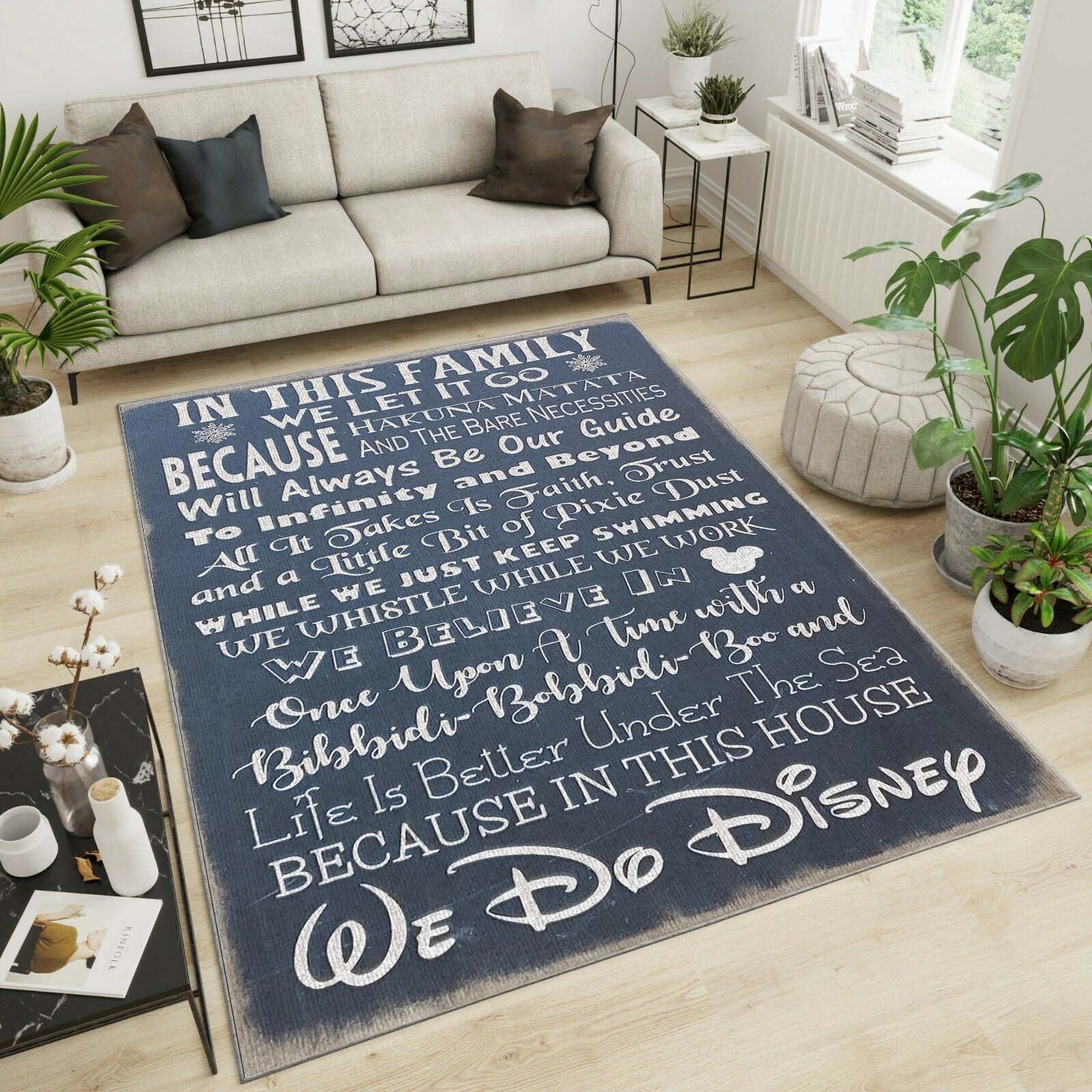 We Do Disney Area Rug Chrismas Gift - Indoor Outdoor Rugs