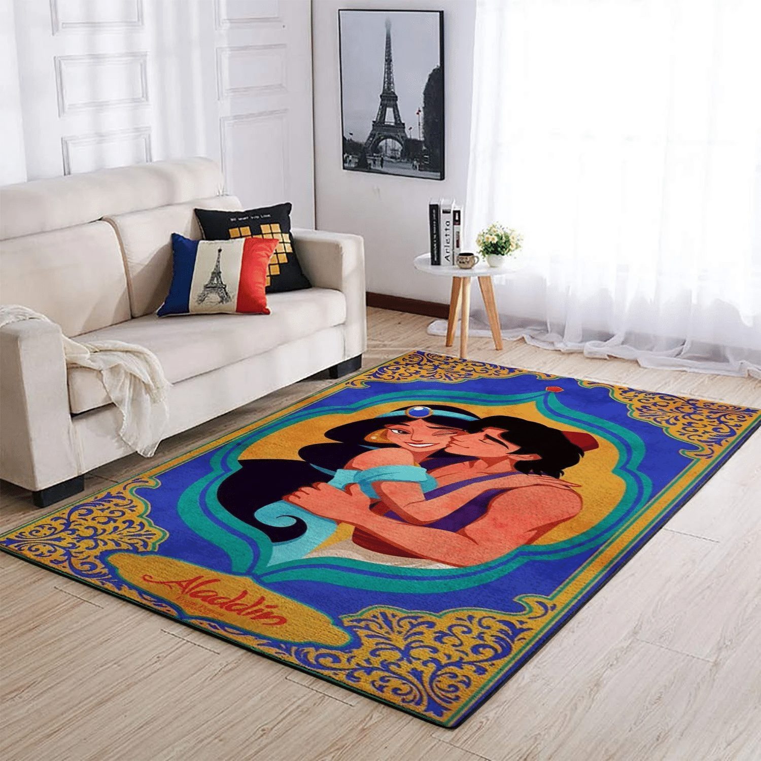 Aladdin Princess Jasmine Area Rug Chrismas Gift - Indoor Outdoor Rugs