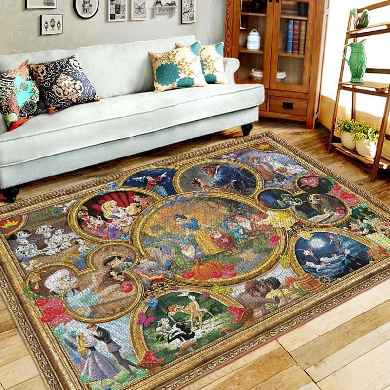 Snow White Area Rug Chrismas Gift - Indoor Outdoor Rugs