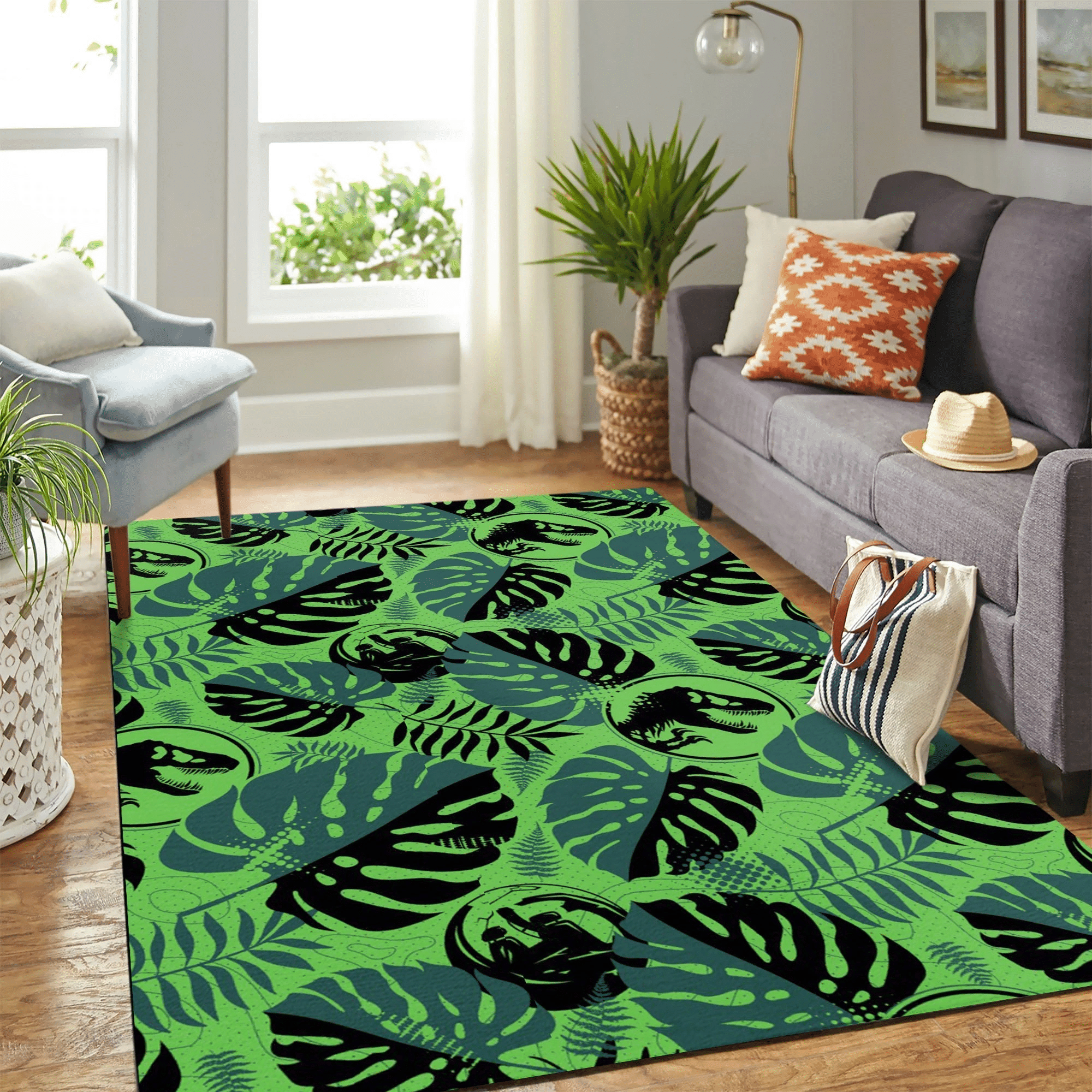 Jurasic World Carpet Rug Chrismas Gift - Indoor Outdoor Rugs