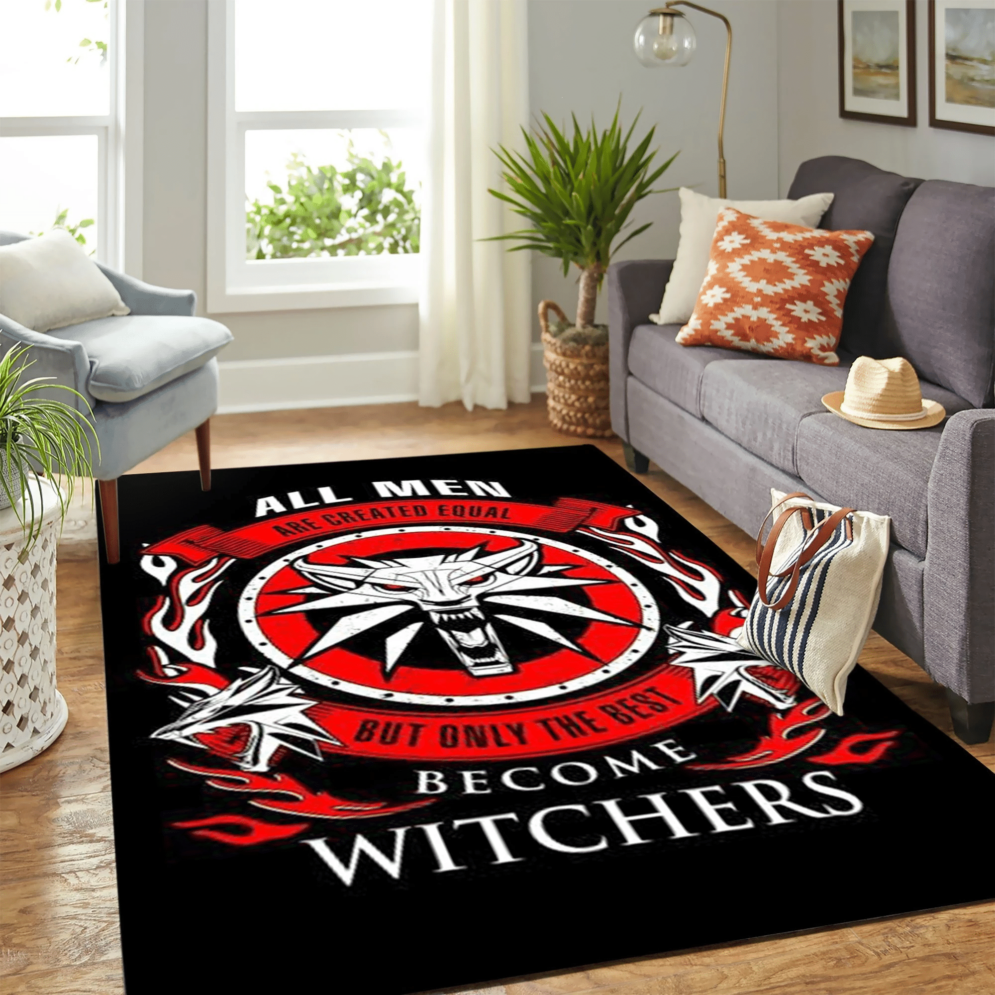 The Witcher Quote Carpet Floor Area Rug Chrismas Gift - Indoor Outdoor Rugs