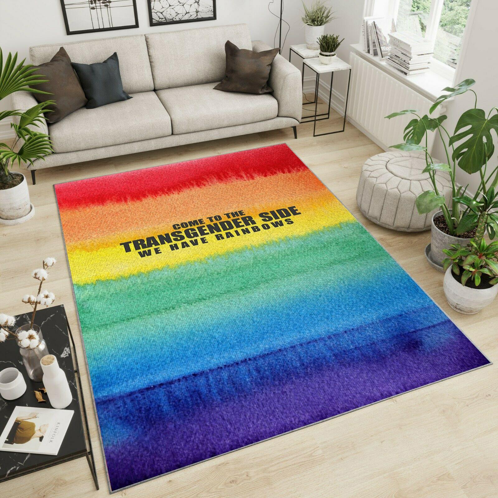 Lgbt Transgender Area Rug Chrismas Gift - Indoor Outdoor Rugs