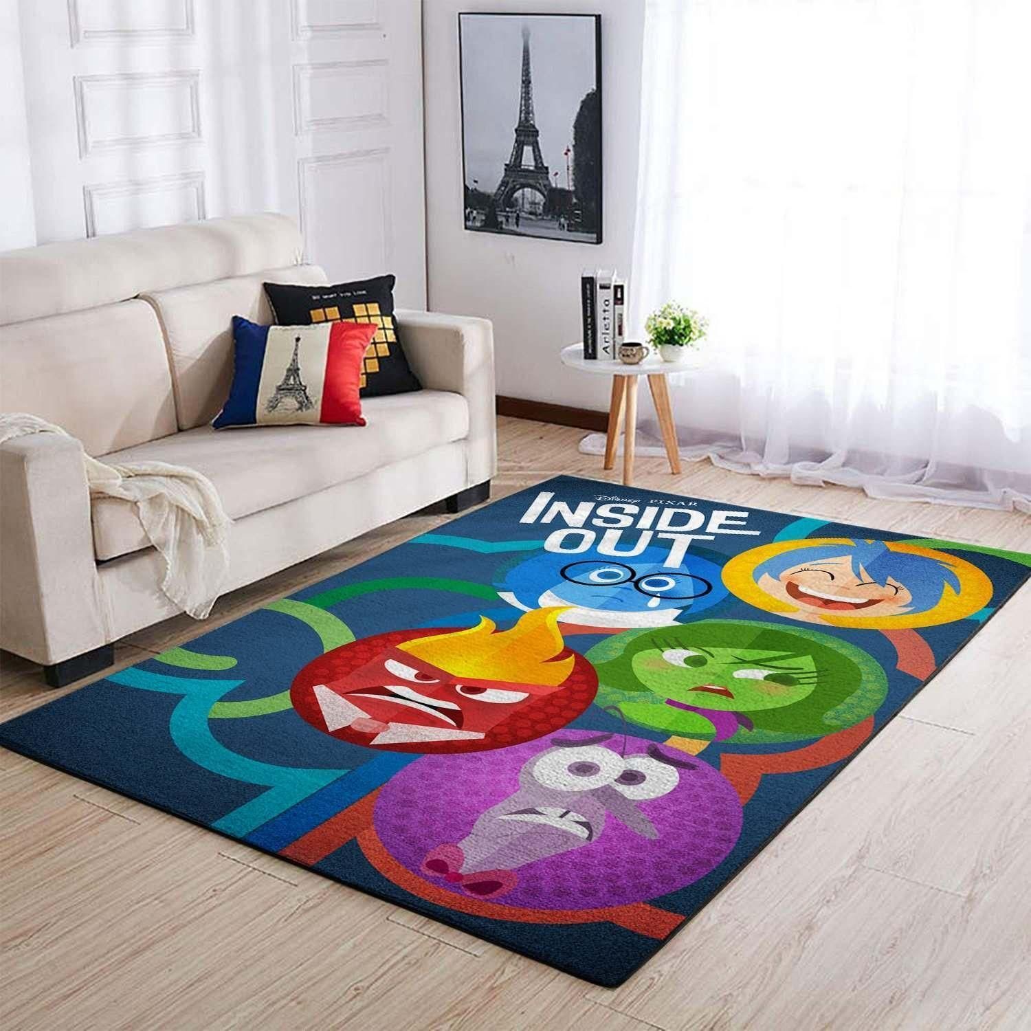 Disney Inside Out Area Rug Chrismas Gift - Indoor Outdoor Rugs