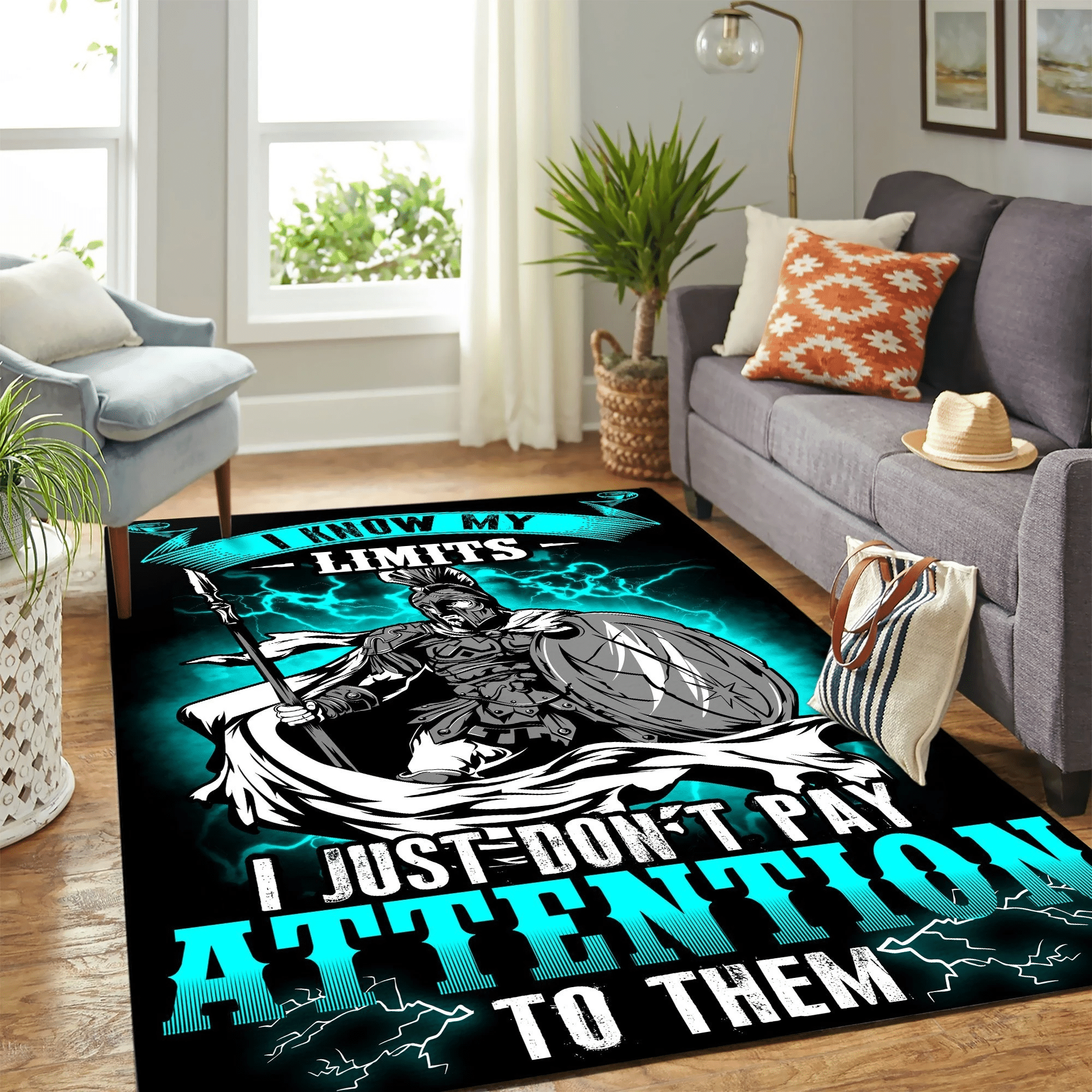 Viking Quote Carpet Area Rug Chrismas Gift - Indoor Outdoor Rugs