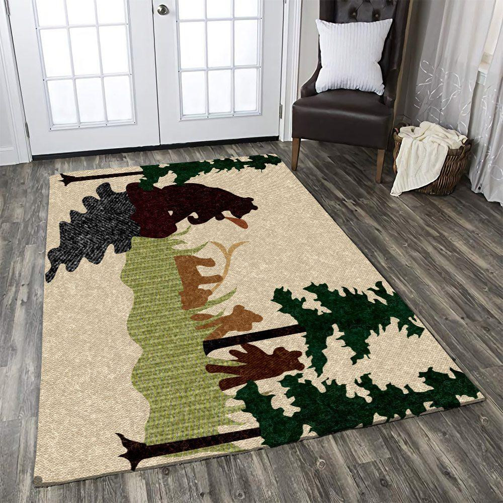 Bear Rug Chrismas Gift - Indoor Outdoor Rugs