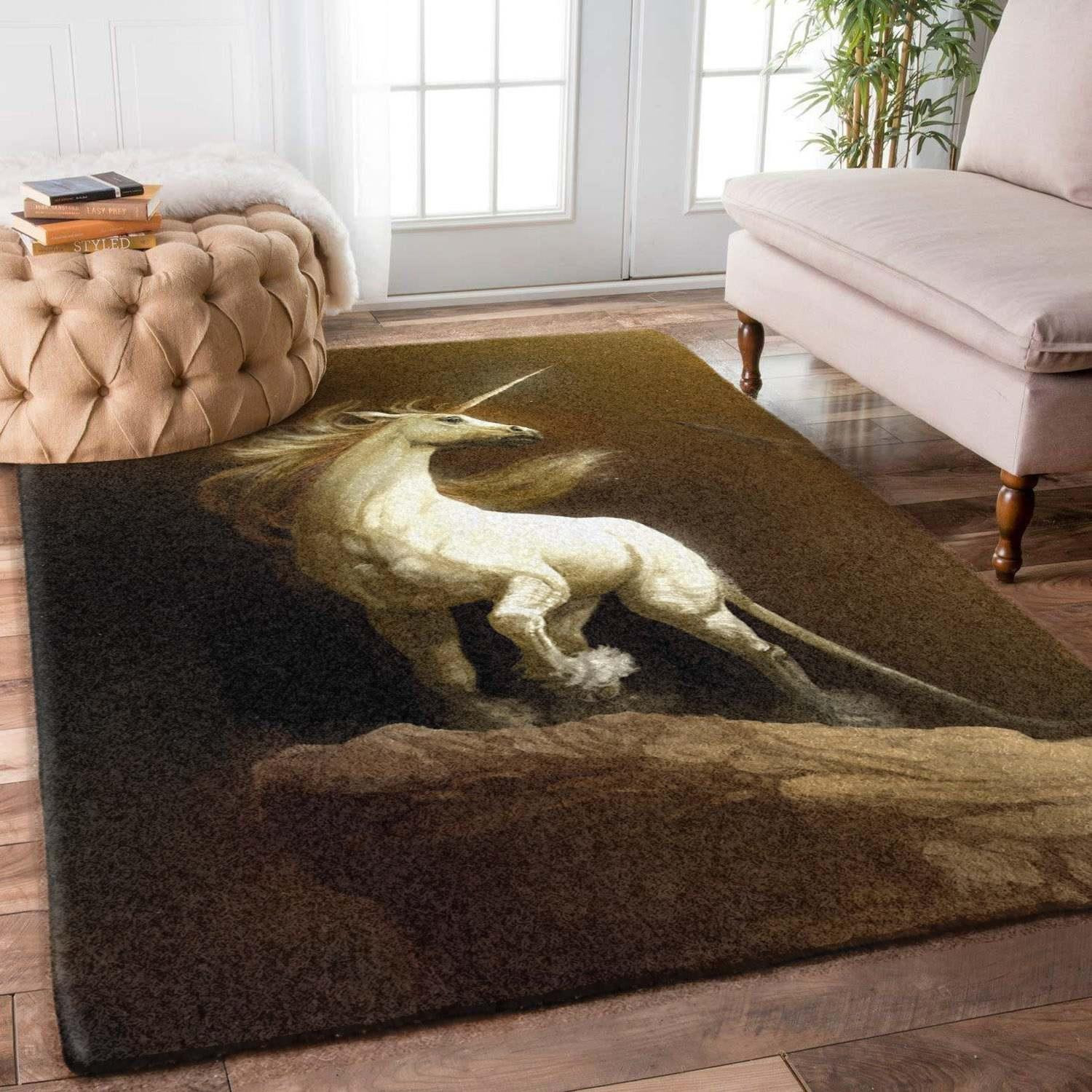 Unicorn Rug Chrismas Gift - Indoor Outdoor Rugs