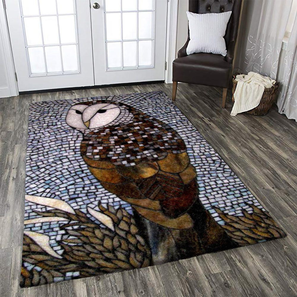 Owl Rug Chrismas Gift - Indoor Outdoor Rugs