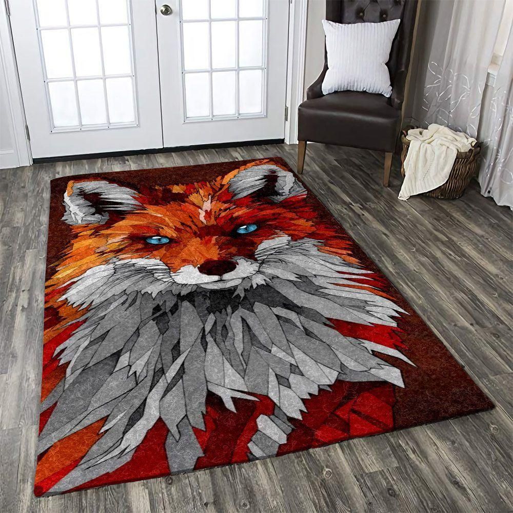 Fox Rug Chrismas Gift - Indoor Outdoor Rugs