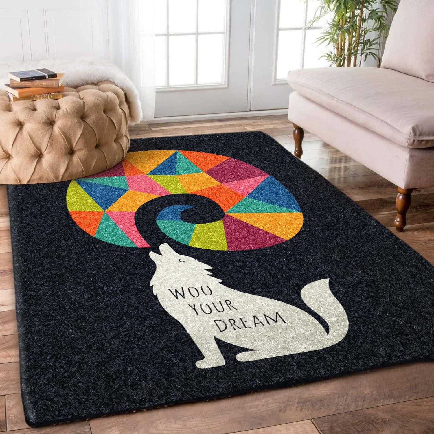 Wolf Rug Chrismas Gift - Indoor Outdoor Rugs