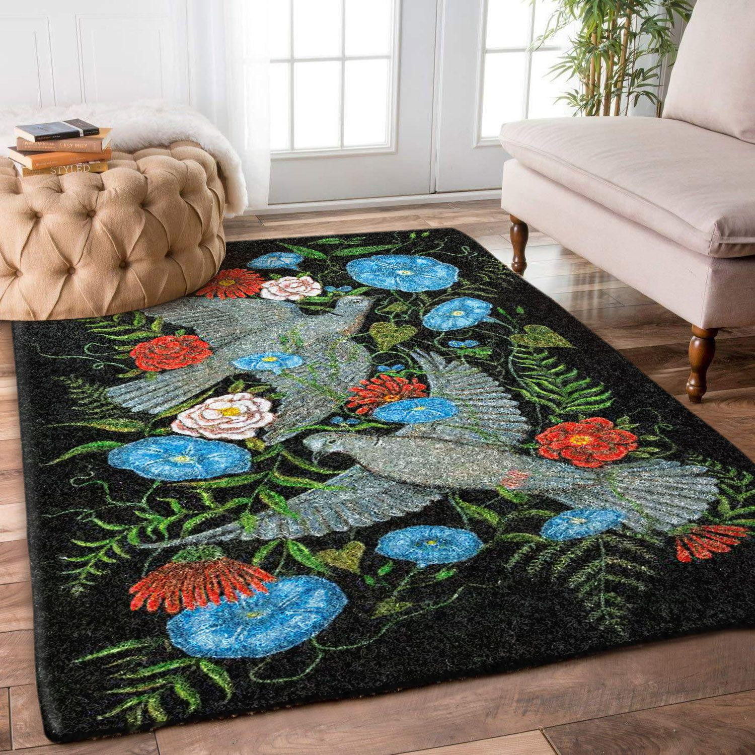 Bird Rug Chrismas Gift - Indoor Outdoor Rugs