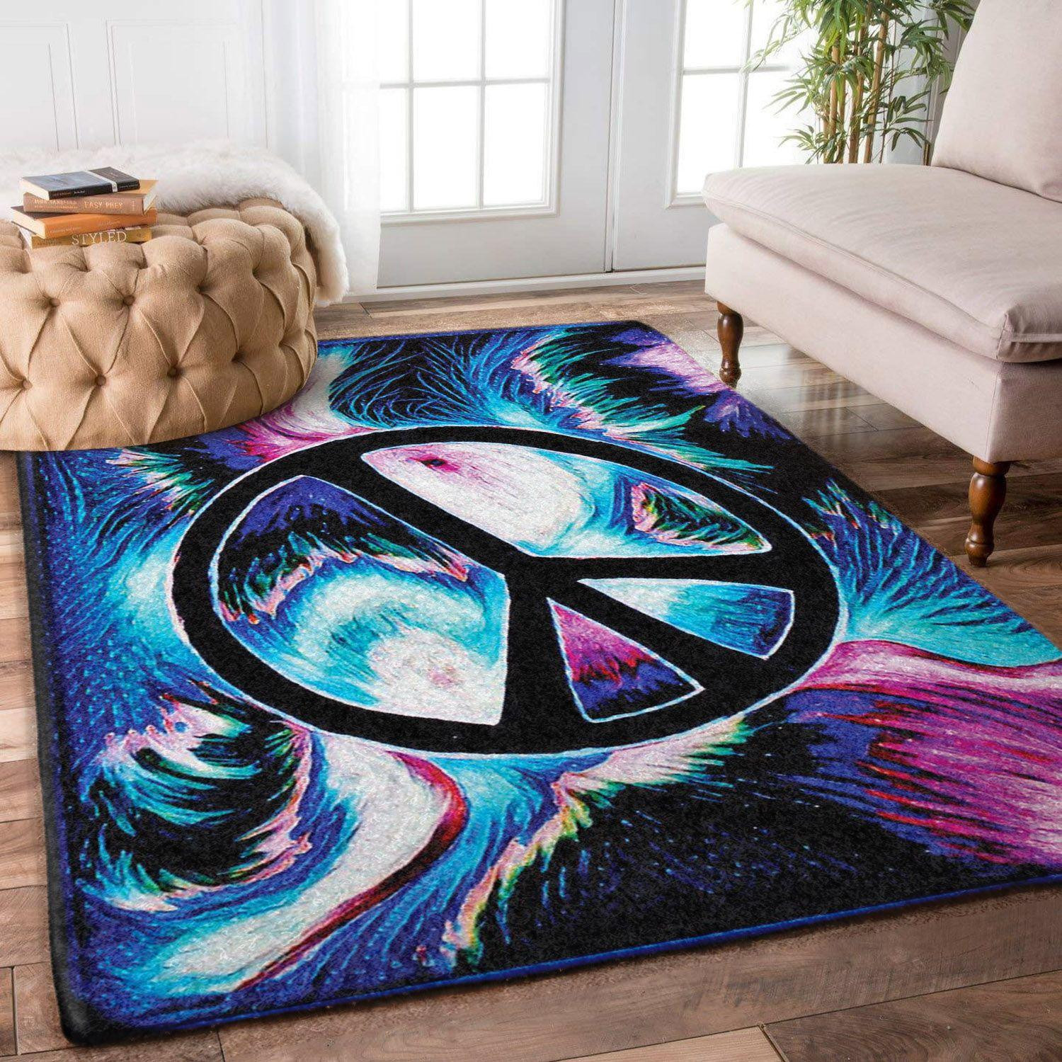 Peace Rug Chrismas Gift - Indoor Outdoor Rugs