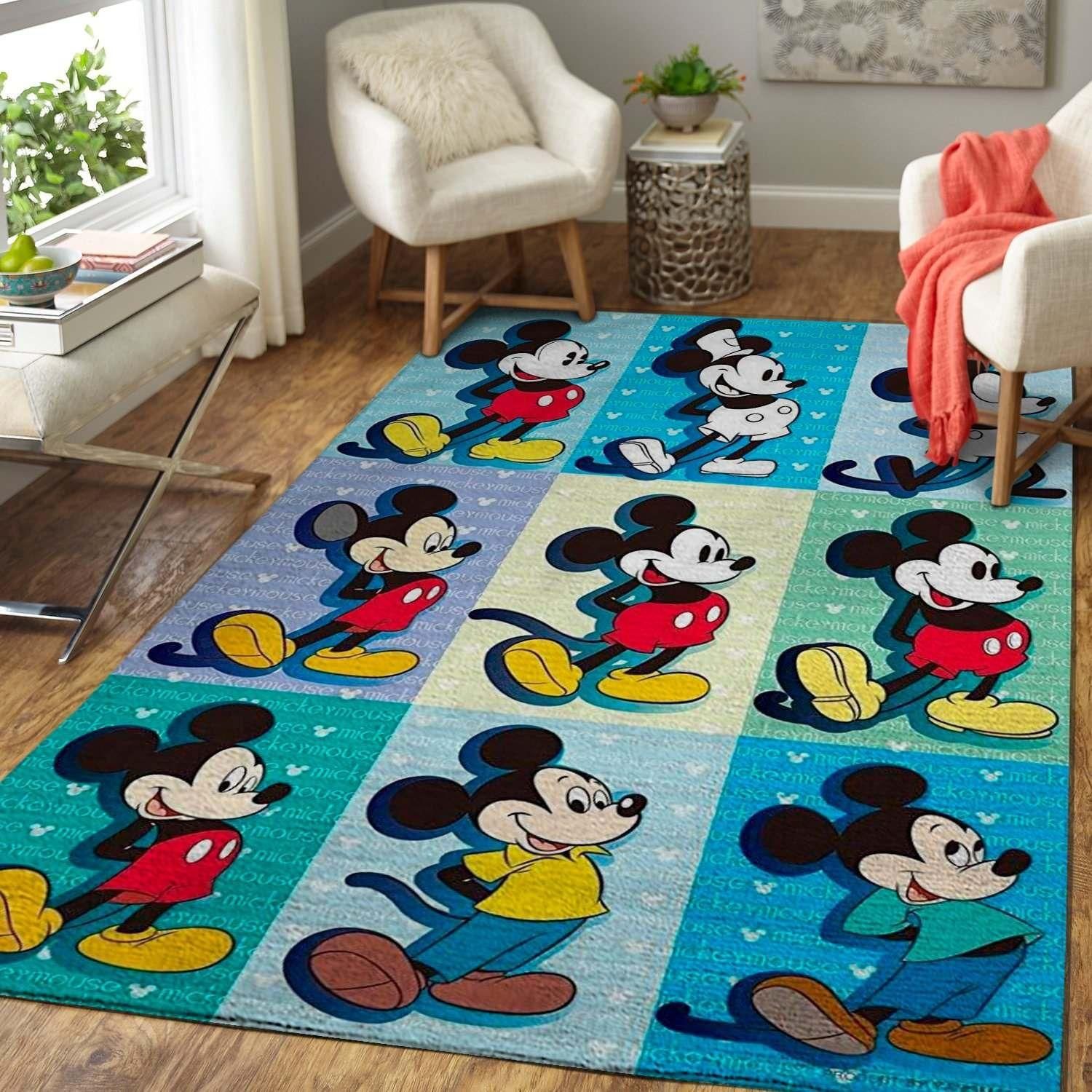 Mickey Mouse Area Rug Chrismas Gift - Indoor Outdoor Rugs