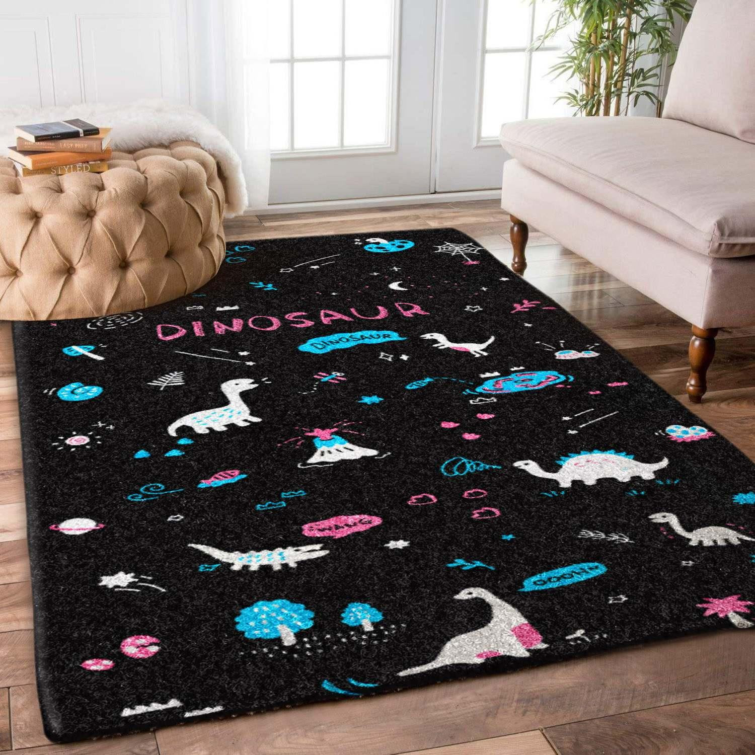 Dinosaur Rug Chrismas Gift - Indoor Outdoor Rugs