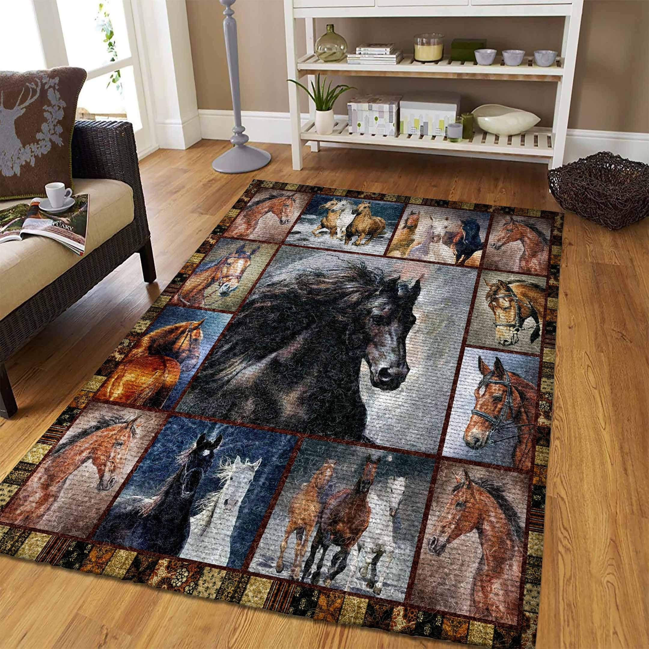 Horse Rug Chrismas Gift - Indoor Outdoor Rugs