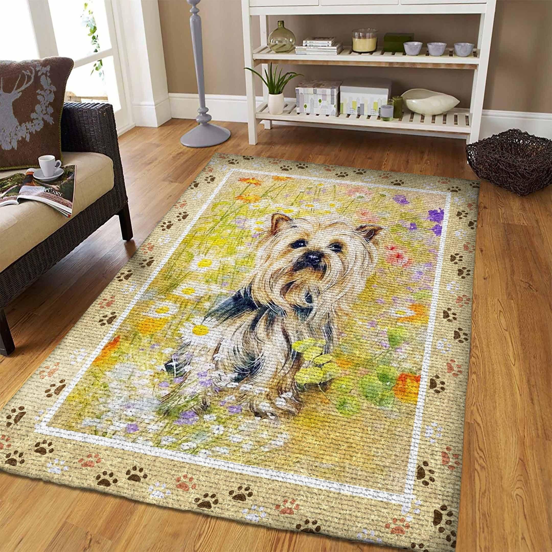 Yorkshire Floral Rug Chrismas Gift - Indoor Outdoor Rugs